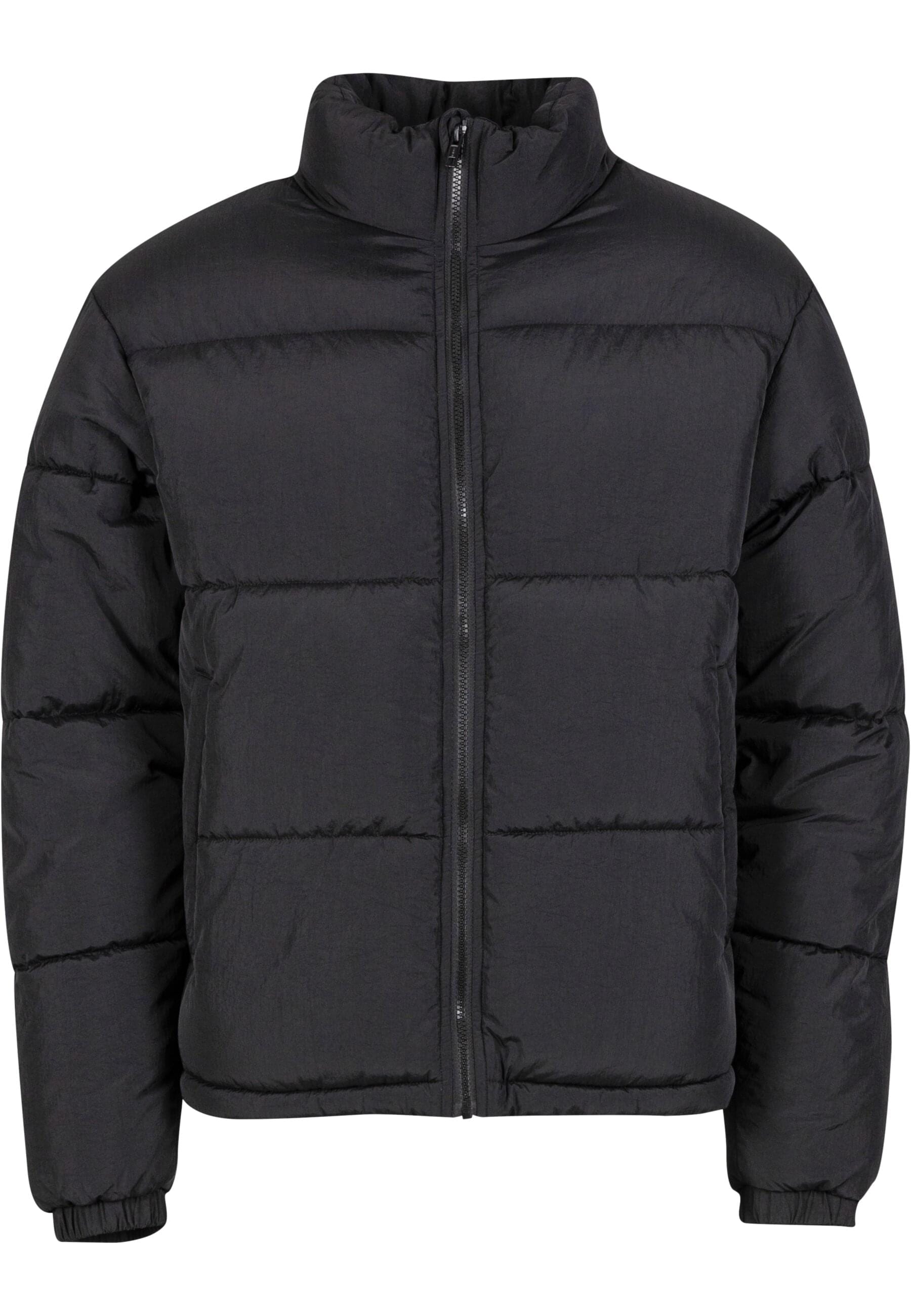 URBAN CLASSICS Winterjacke »Urban Classics Crinkle Puffer Jacket« 1 Stk. tlg. ohne Kapuze