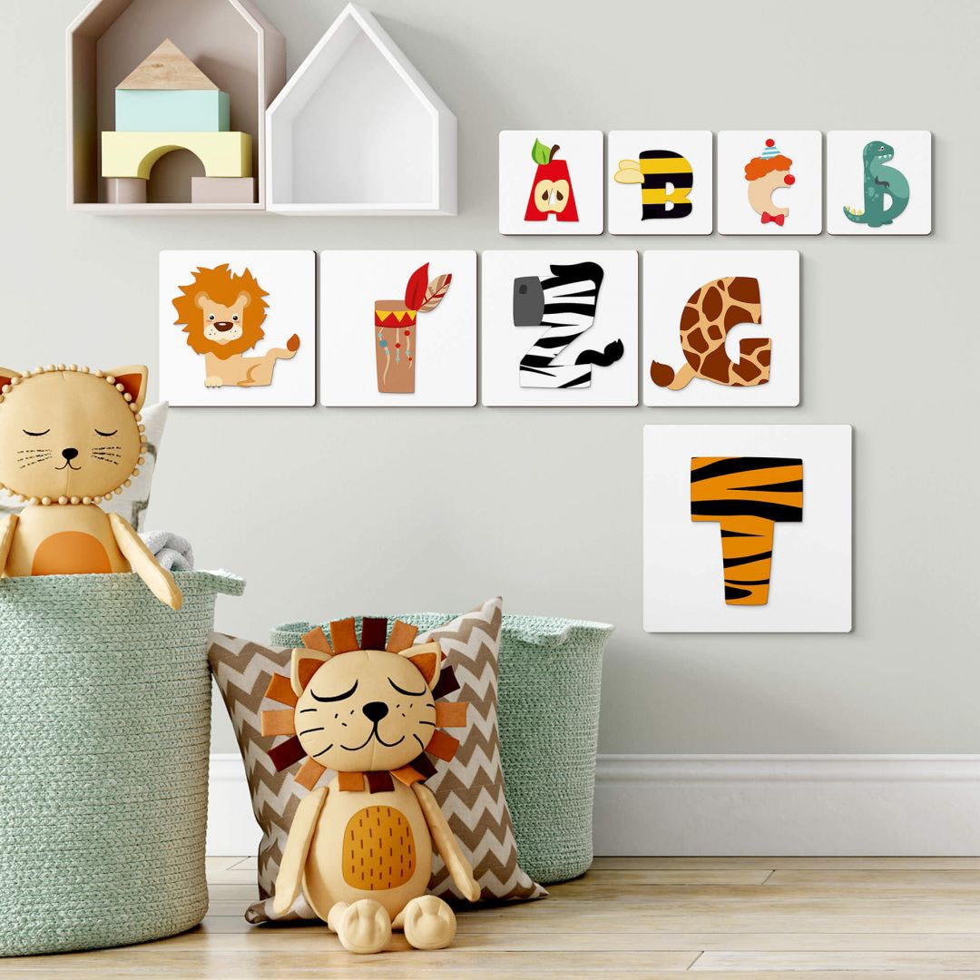Wall-Art Holzbild »Lernbuchstaben Kinderzimmer (1 online M, 20cm«, St.) kaufen