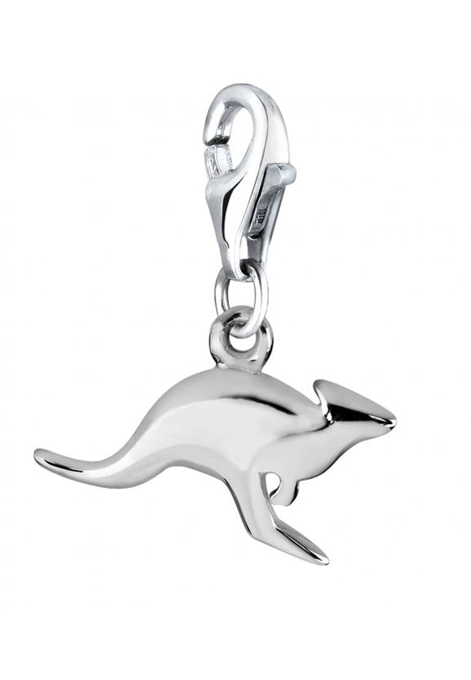 Nenalina Charm-Einhänger »Anhänger Känguru Down Under 925 Silber«
