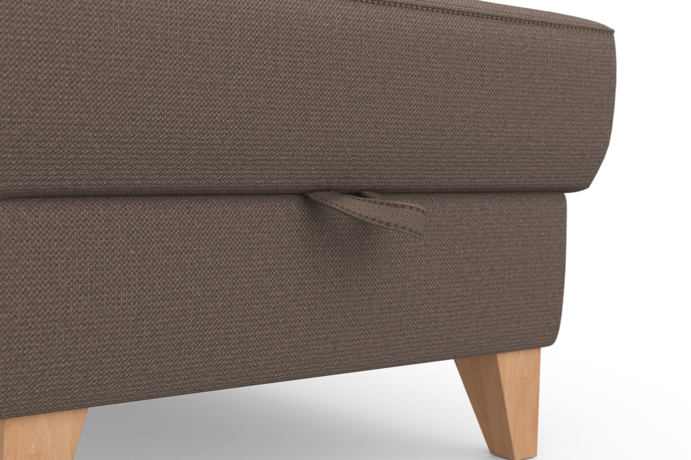 sit&more Ecksofa »Visby L-Form«, Wahlweise mit Bettfunktion und Bettkasten, frei im Raum stellbar