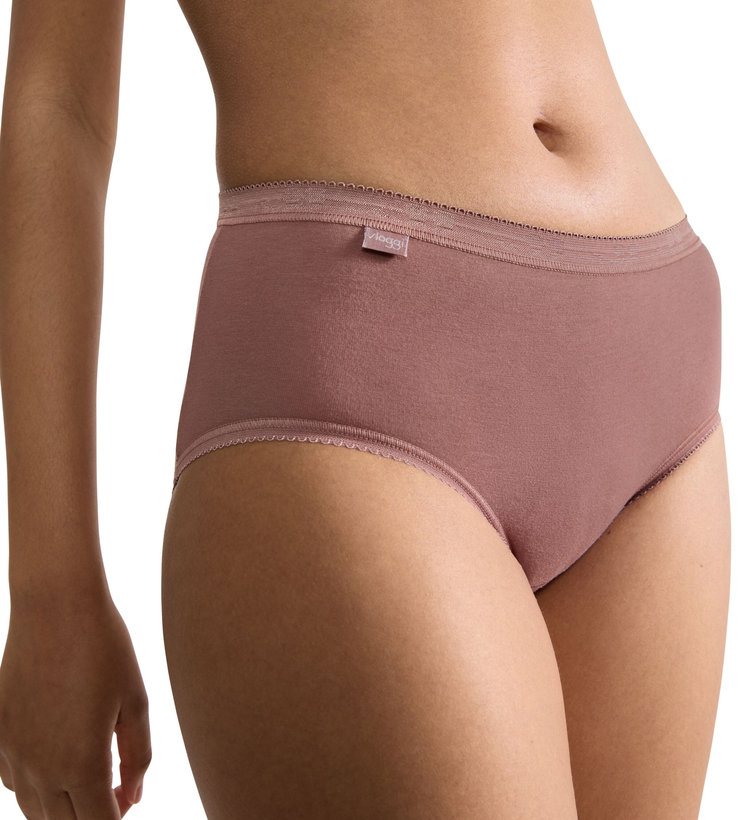 sloggi Midislip »Basic+«, (3er Pack), Baumwollmix, klassischer Stil, mittelhoher Bund, Softnähte