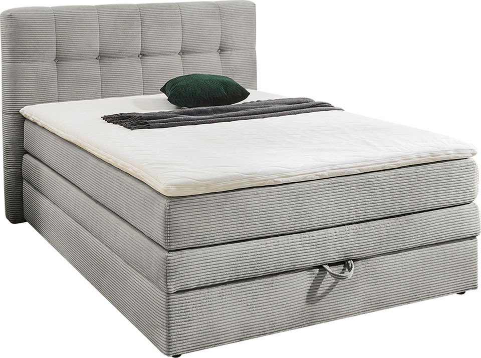 Jockenhöfer Gruppe Boxspringbett »Amy« mit Bettkasten und Kaltschaum-Topper günstig online kaufen