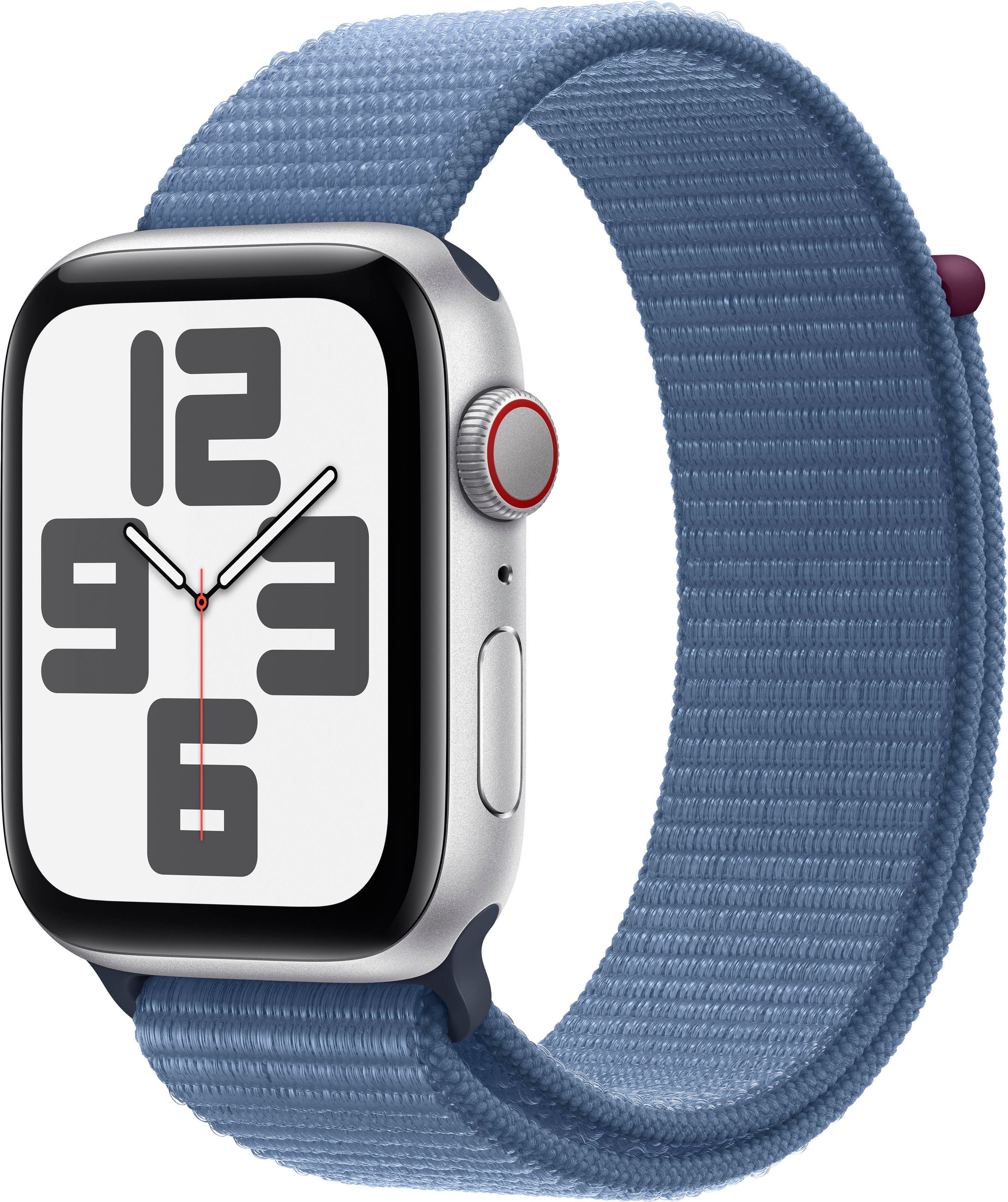 APPLE Smartwatch »Watch SE Aluminium« (4, 4 cm / 1, 73 ′′) Watch OS 10;Siri;EKG;Herzfrequenz Silber