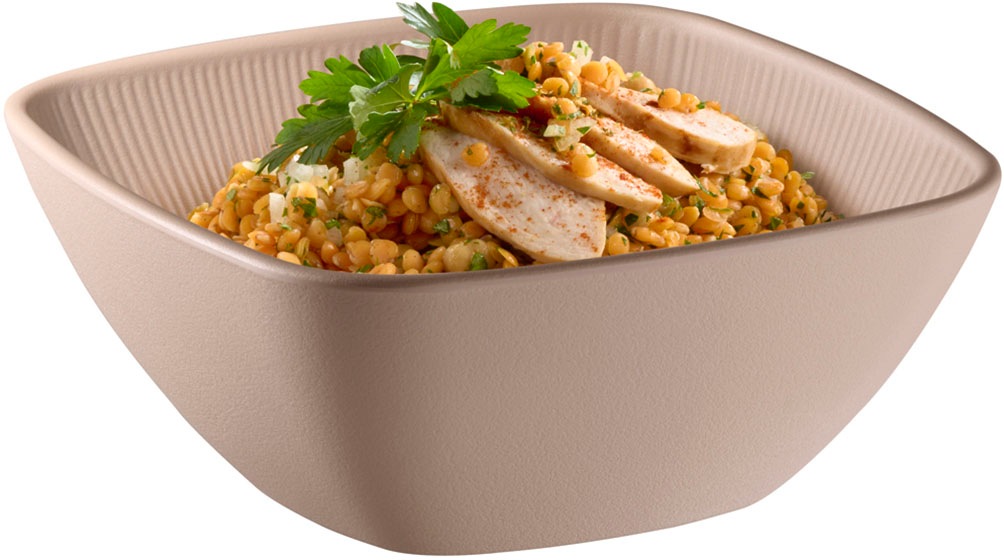 APS Schale »Schüssel "NERO", 1,5 Liter, 19,5 x 19,5 cm, Höhe 8 cm« 1 Stk. aus Melamin aus Melamin