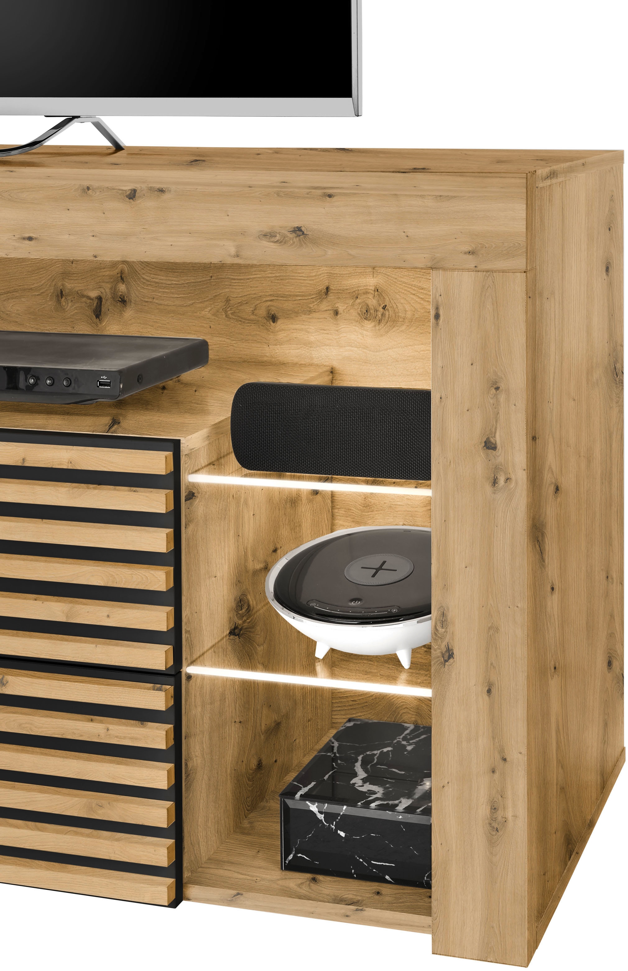Stolkom TV-Schrank »Goal TV Lowboard, B/H/T 179x67x 44 cm« 1 Stk. tlg. %RESET$