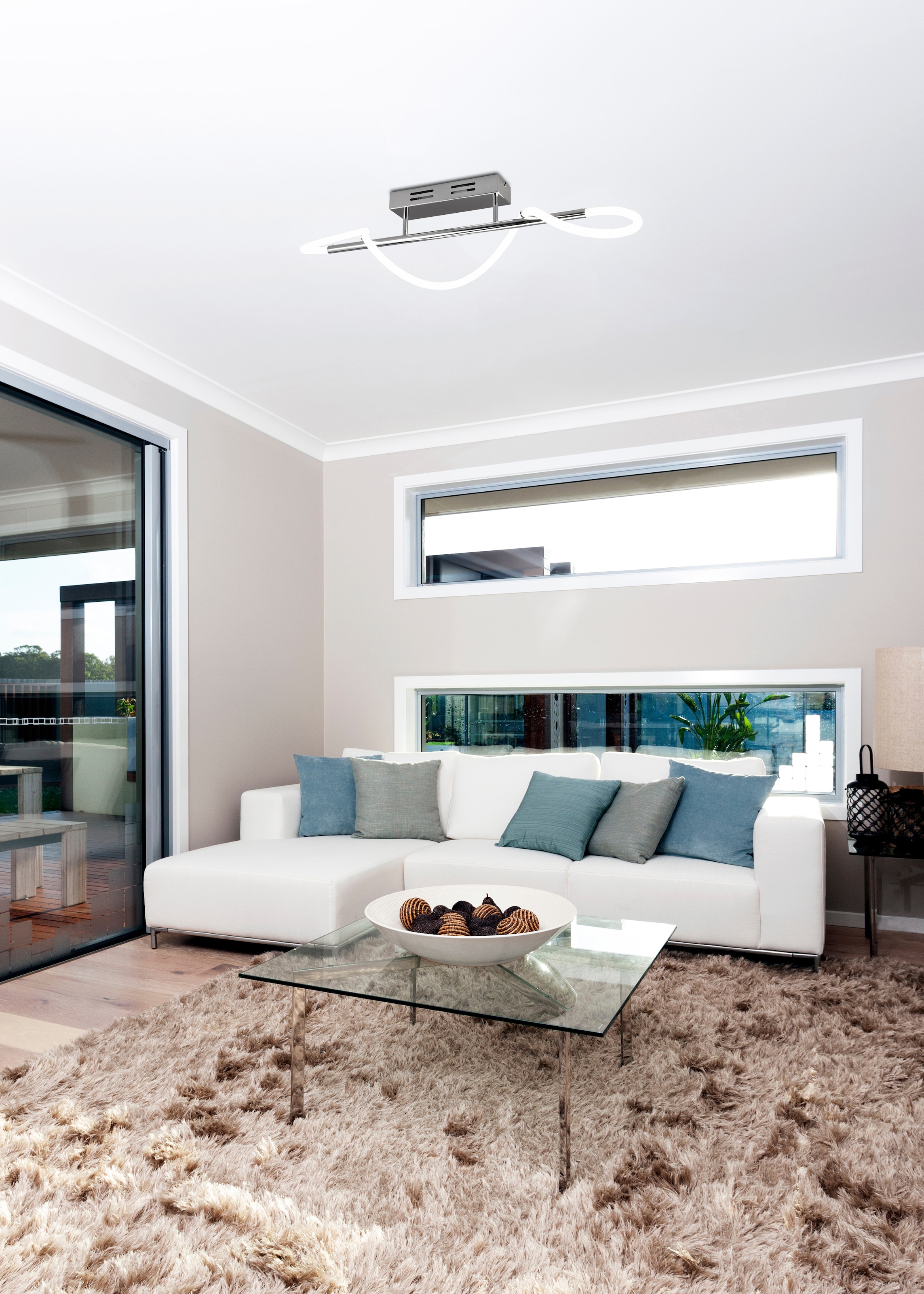 REALITY Leuchten LED Deckenleuchte »ARGOS, Deckenlampe 28W LED kaltweiß 400 günstig online kaufen