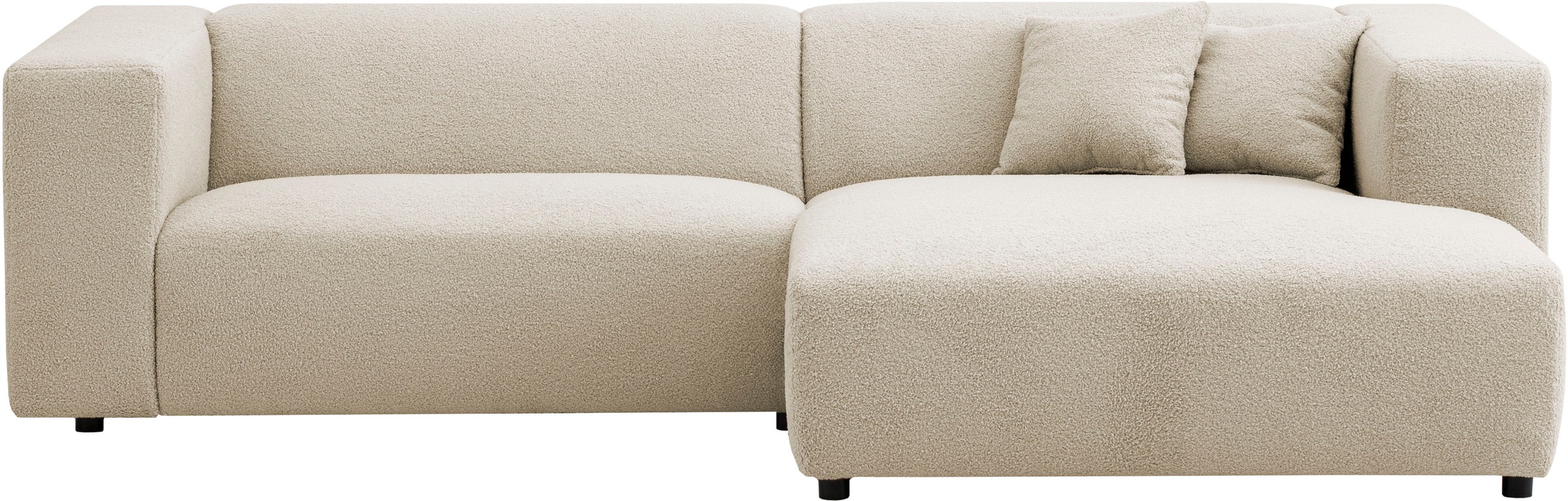 Home affaire Ecksofa »BAKELS, L-Form in Cord oder Boucle-Stoff, moderne Cou günstig online kaufen