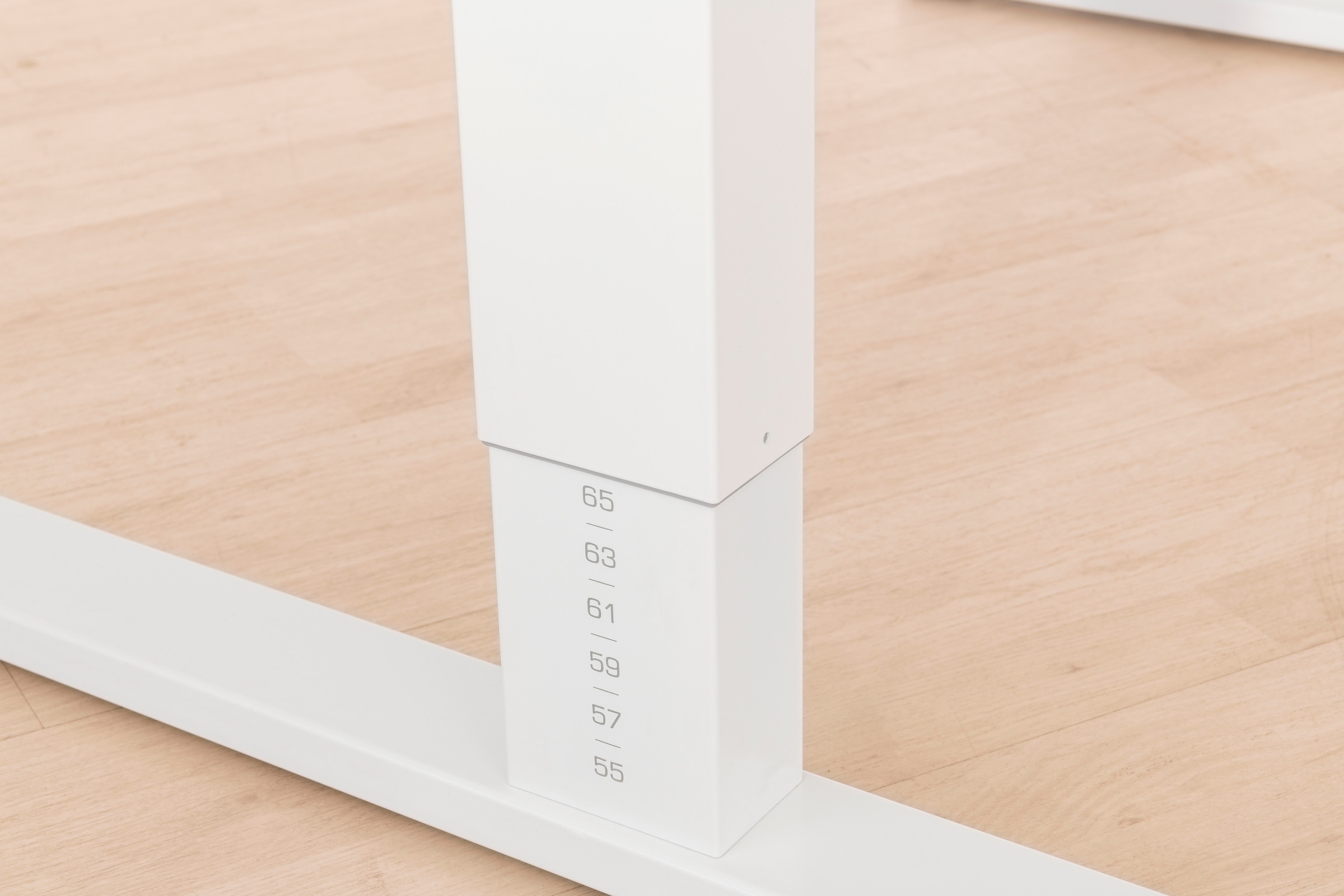 PAIDI Schreibtisch »TEENIO GT in verschiedenen Ausführungen, mitwachsend & ergonomisch« B/H/T ca. 130/53-79/75 cm, Kreideweiß,  höhenverstellbarer Schülerschreibtisch, Platte bis 14° neigbar
