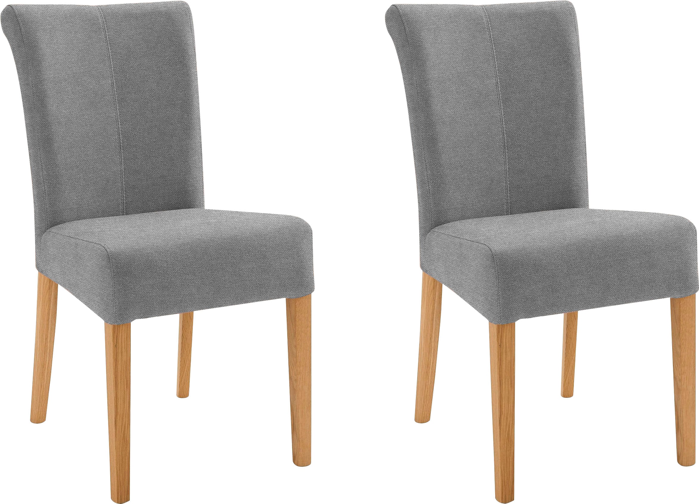 Home affaire 4-Fußstuhl »Barcelona« (Set) 2 Stk.Stuhlbeine aus Massivholz, günstig online kaufen