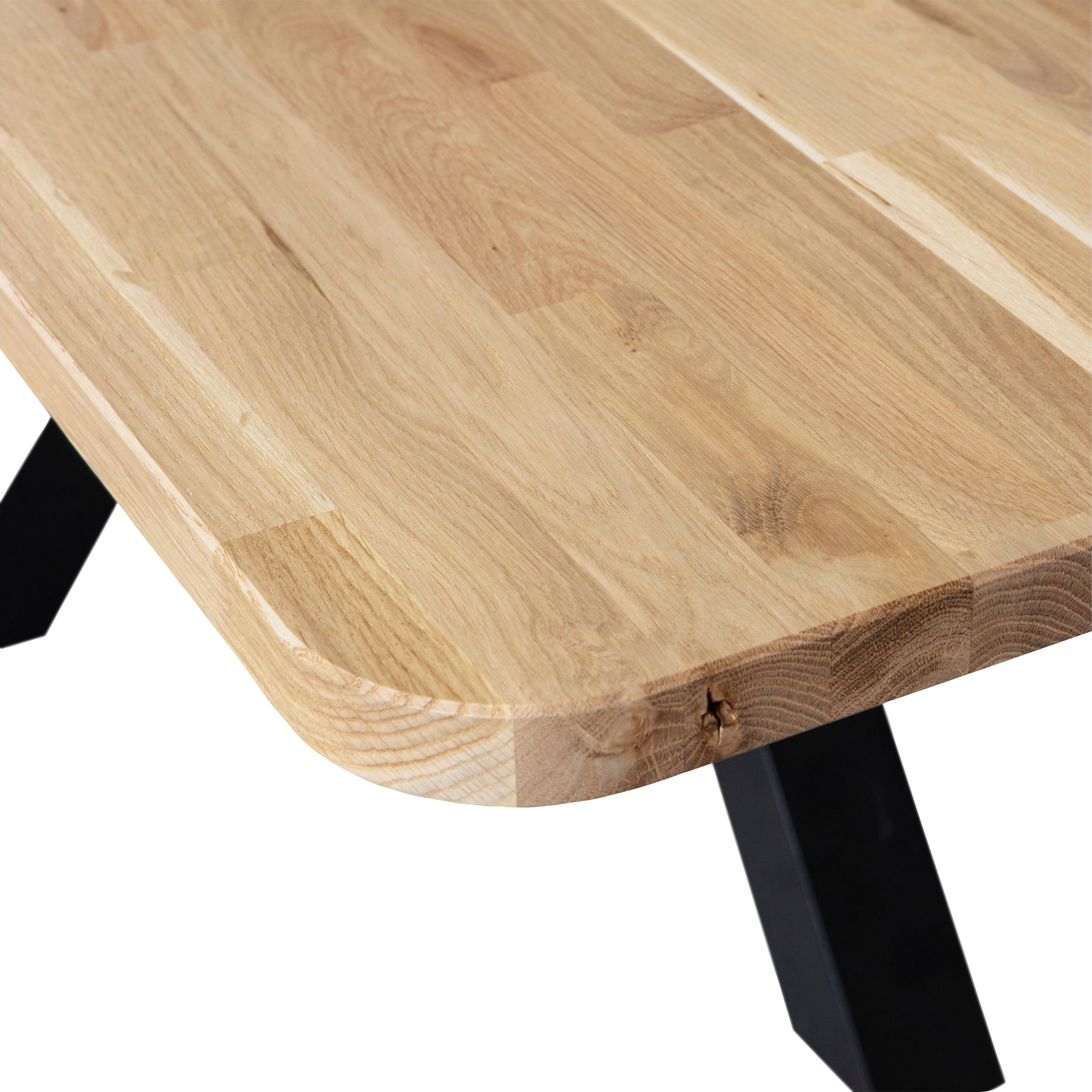 WOOOD Esstisch »Tablo«, Holz teilmassiv, rechteckige Form, H 77 cm x B 240 x T 100 cm