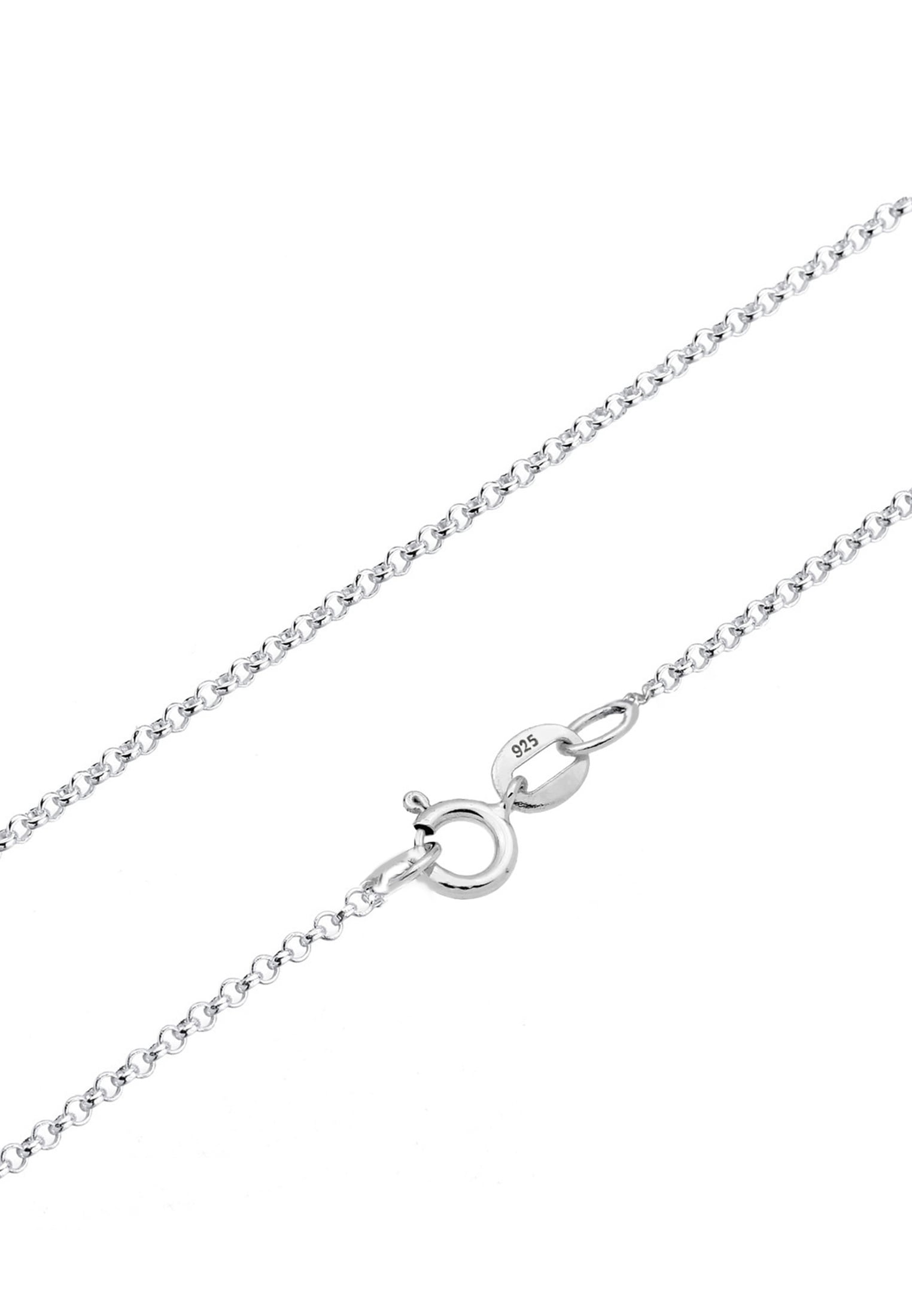 Elli Kette mit Anhänger »Erbskette Evil Eye Symbol Emaille 925er Silber«
