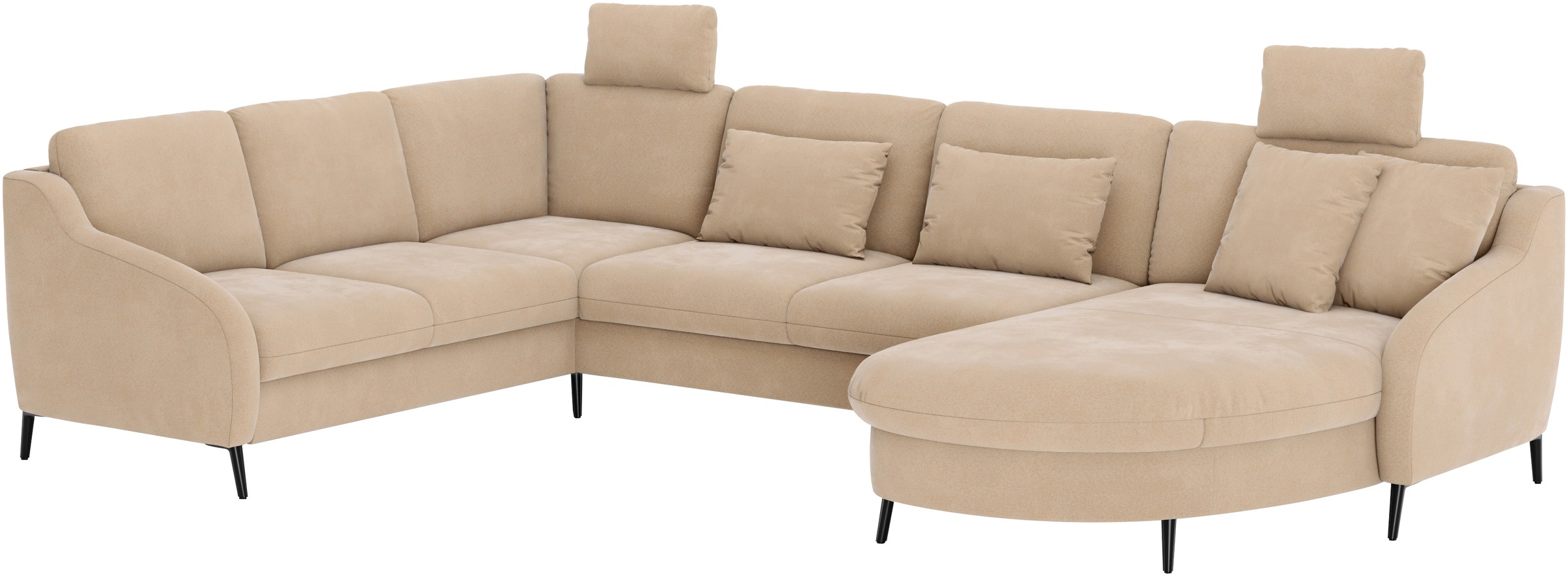 sit&more Wohnlandschaft »Soul U-Form«, wahlweise mit Bettfunktion und Schubkasten