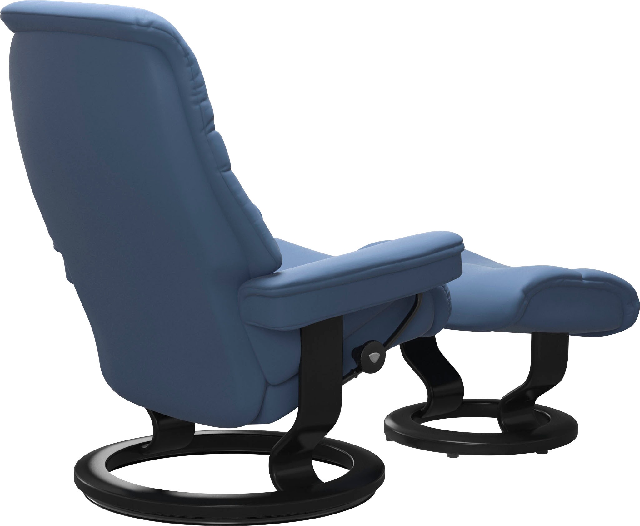 Stressless® Relaxsessel »Sunrise«, (Set, Relaxsessel mit Hocker), mit Classic Base, Größe S, Gestell Schwarz