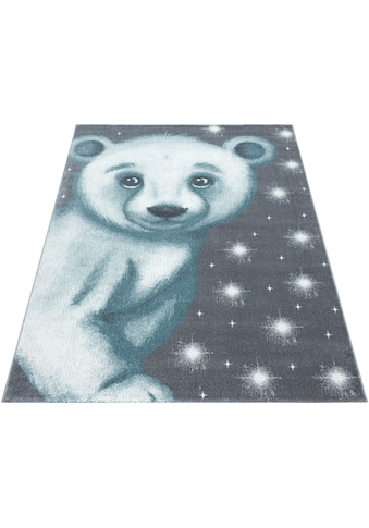 Ayyildiz Teppiche Kinderteppich »Bambi 810«, rechteckig, 11 mm Höhe, Eisbär Motiv,... kaufen