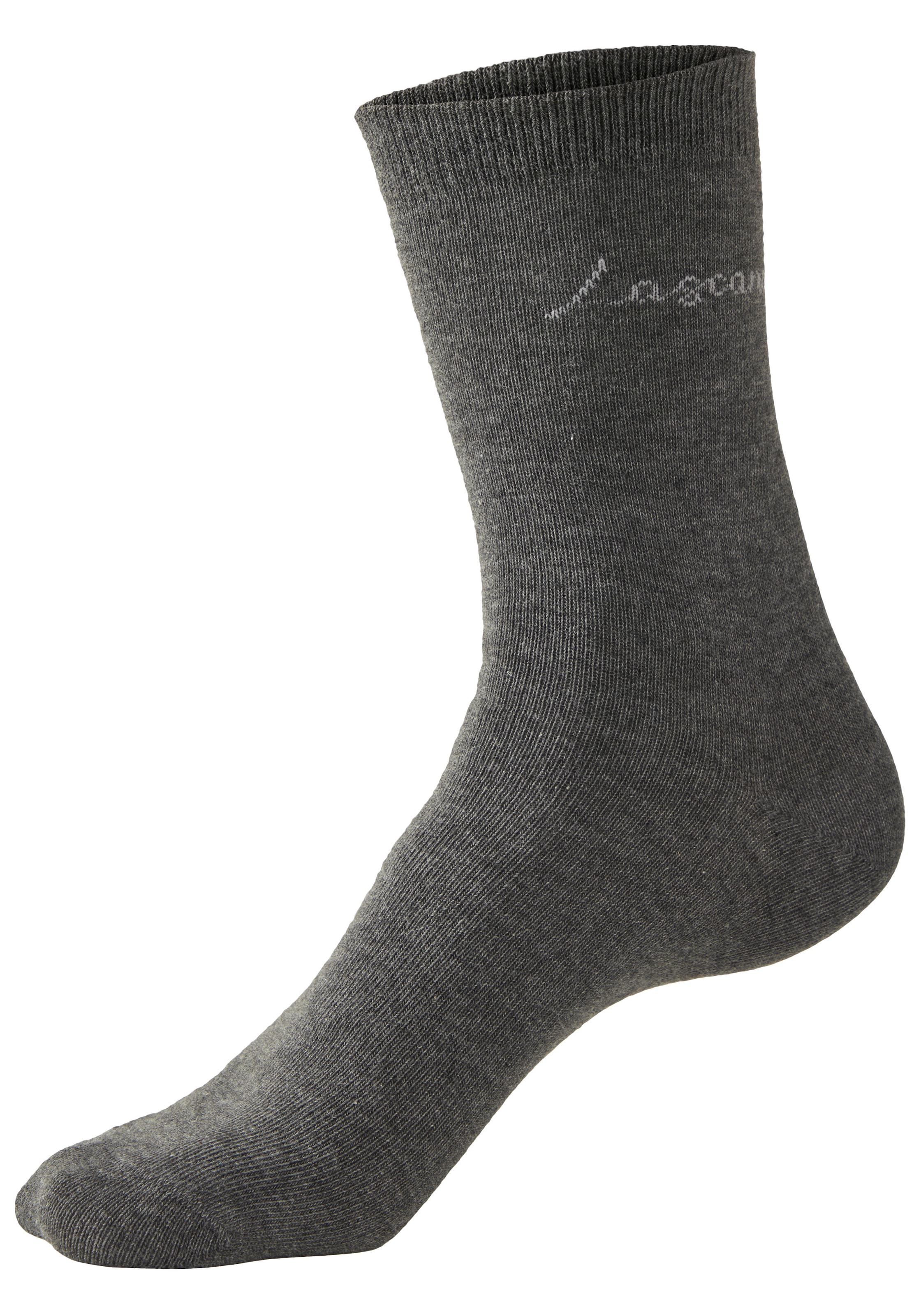 LASCANA Basicsocken »für Damen mit eingestricktem Markenlogo« Box, 7 Stk. tlg. in ansprechender Geschenkbox