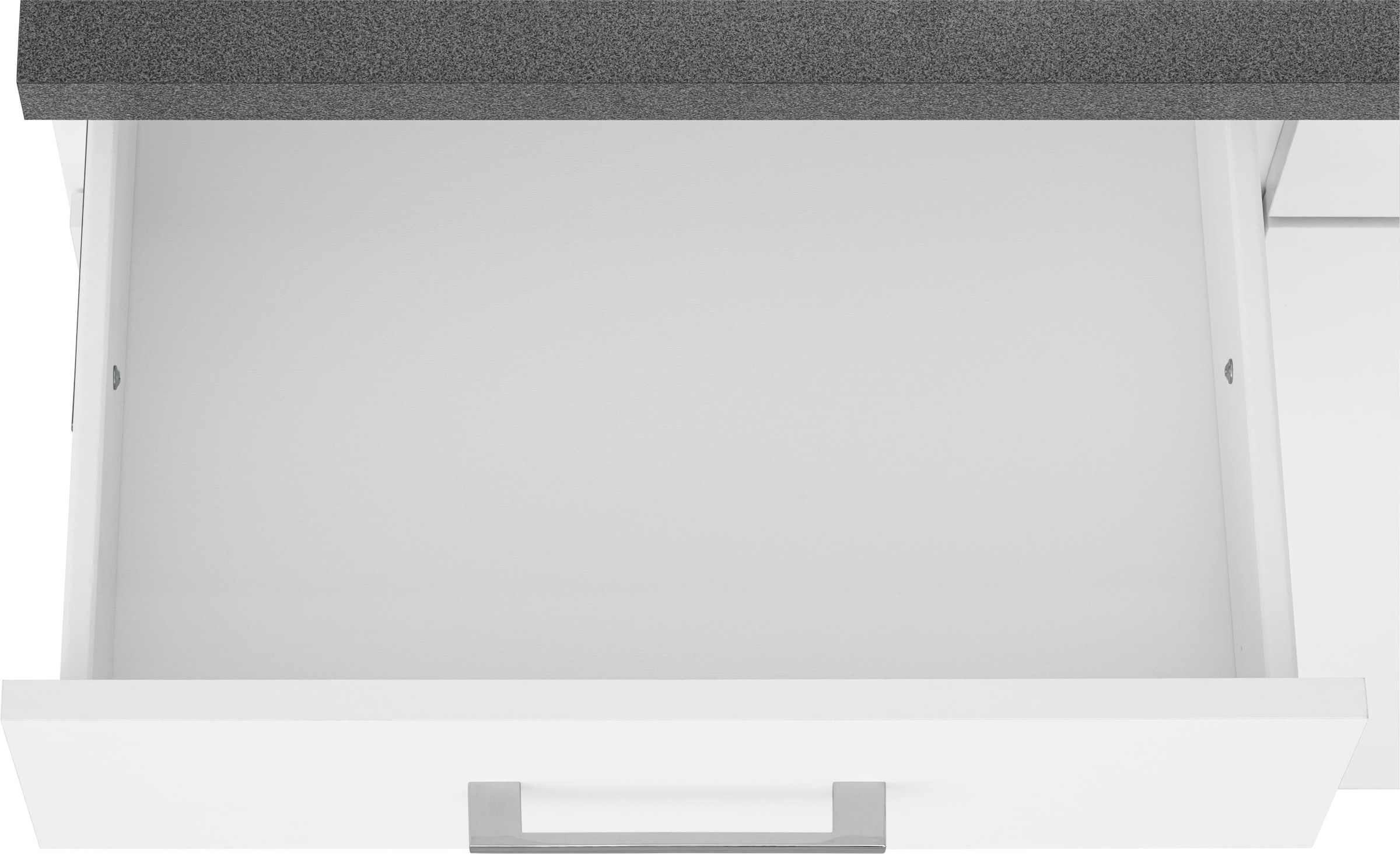 KOCHSTATION Küchenzeile »KS-Paris – Küchen mit einzigartigen Fotomotiven auf den Fronten« Stellbreite 290/220 cm, wahlweise mit E-Geräten und Induktion