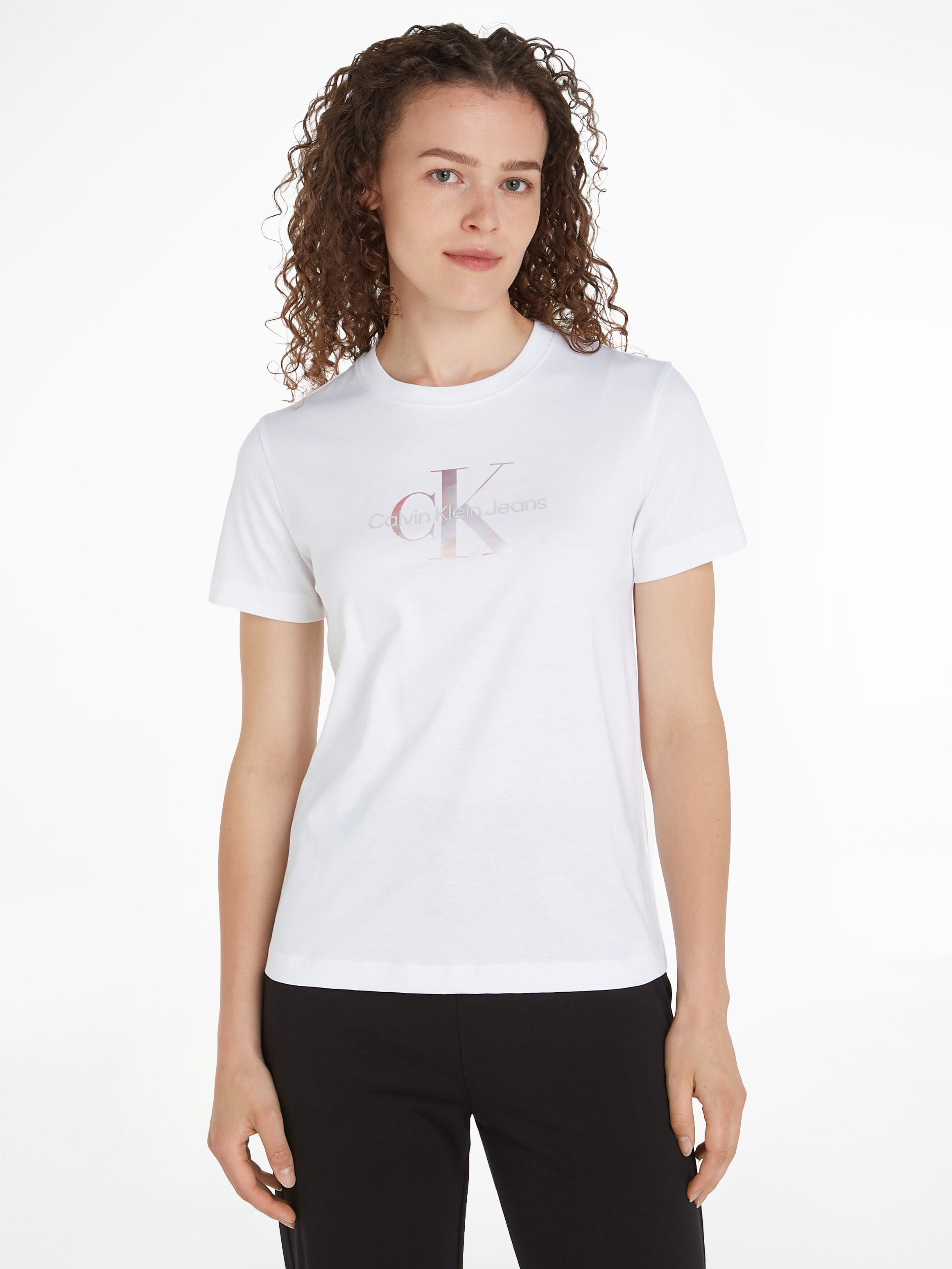 Logoschriftzug Calvin TEE«, REGULAR Jeans Klein kaufen mit T-Shirt online »DIFFUSED MONOLOGO