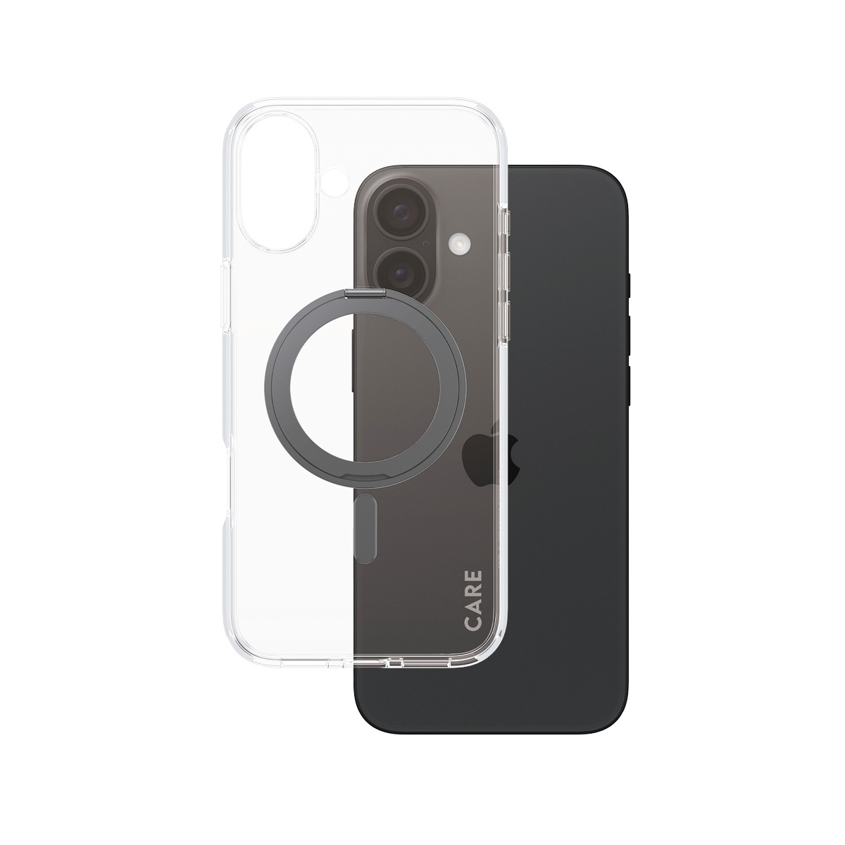 CARE by PanzerGlass Handyhülle »Kickstand Case für Apple iPhone 16 Plus«, Backcover, Schutzhülle, Handyschutzhülle, Case, Schutzcase, stoßfest