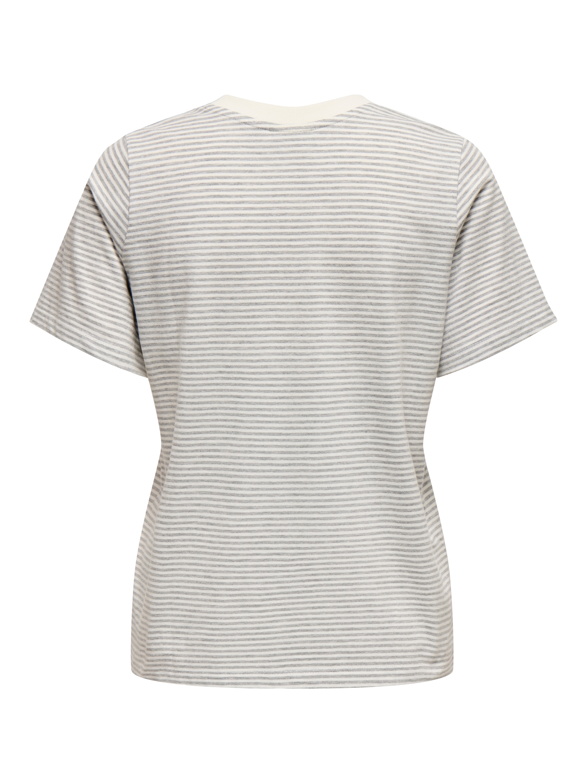 JDY Kurzarmshirt »JDYPISA S/S PRINT TOP JRS NOOS«, mit Herz Stickerei