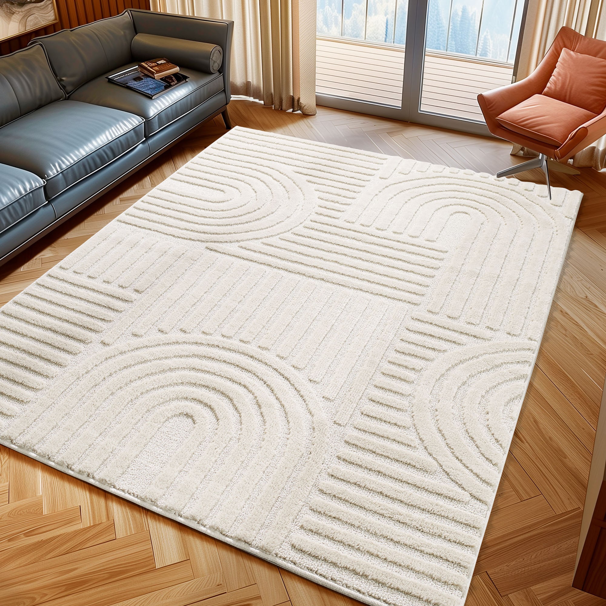 Ayyildiz Teppiche Teppich »ART 1121«, rechteckig, 8 mm Höhe, Läufer, 3D Hoc günstig online kaufen