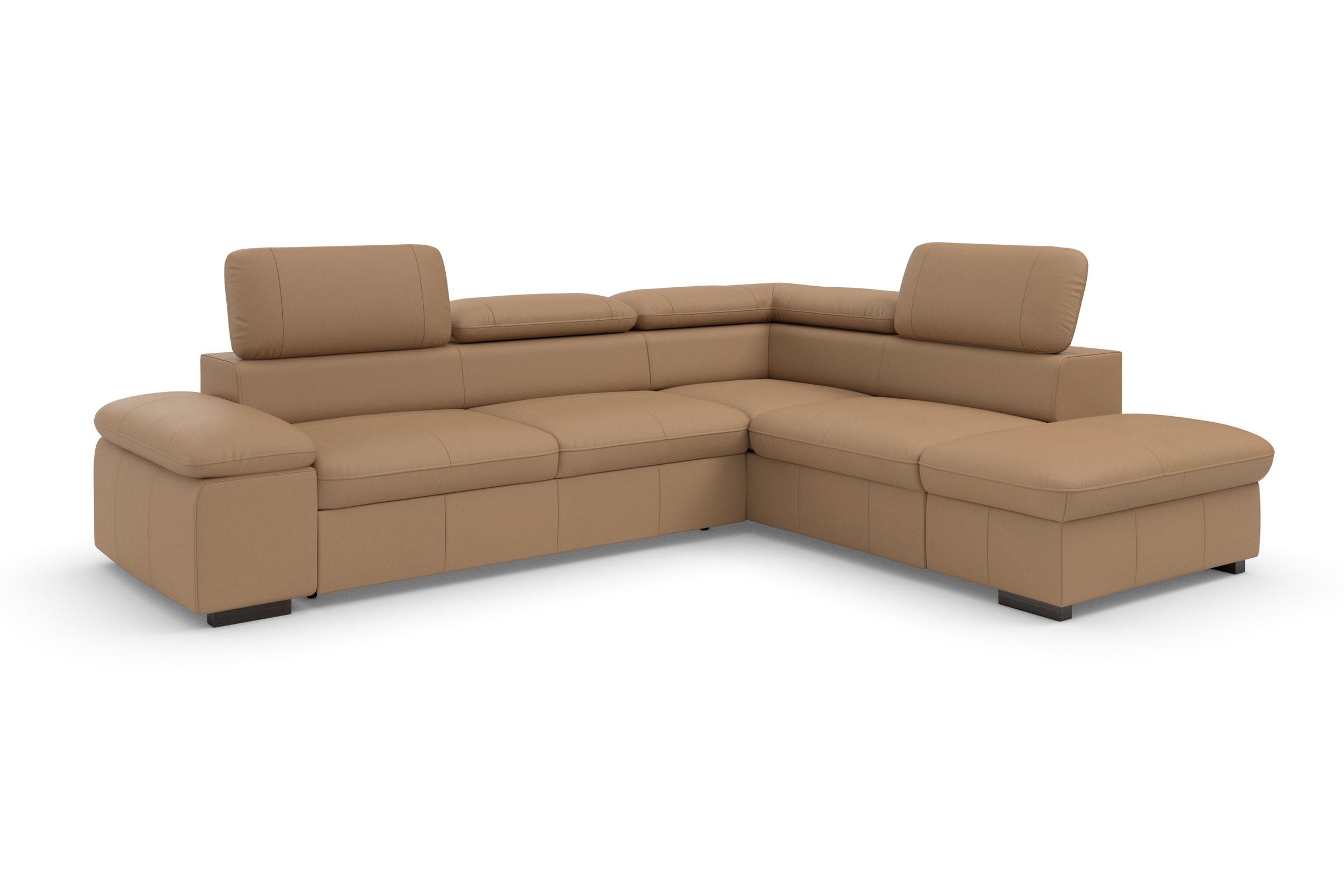 Home affaire Ecksofa »Alberto L-Form«, mit Kopfteilverstellung, wahlweise mit Bettfunktion