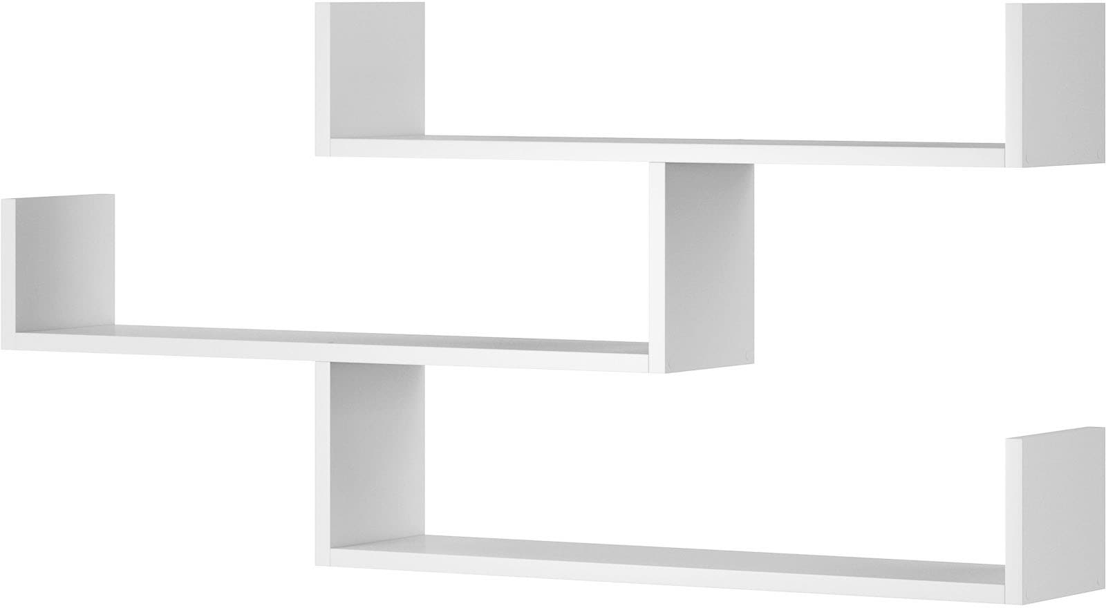 INOSIGN Wandboard »Wandregal Trio«, (1 St.), Hängeregal mit 3 Ablageflächen, modernes Design, variabel einsetzbar