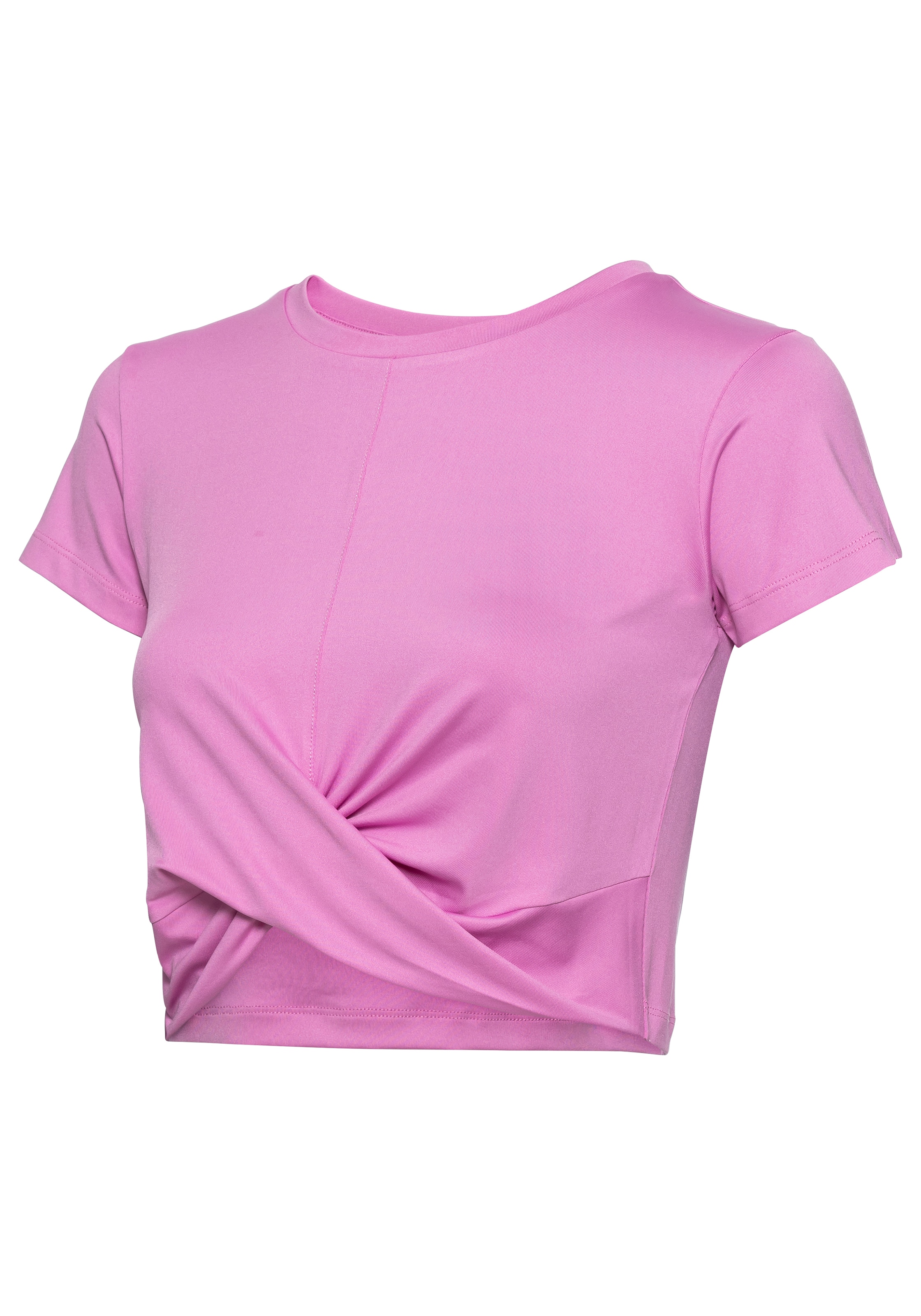 LASCANA ACTIVE T-Shirt, Sportshirt in Wickeloptik