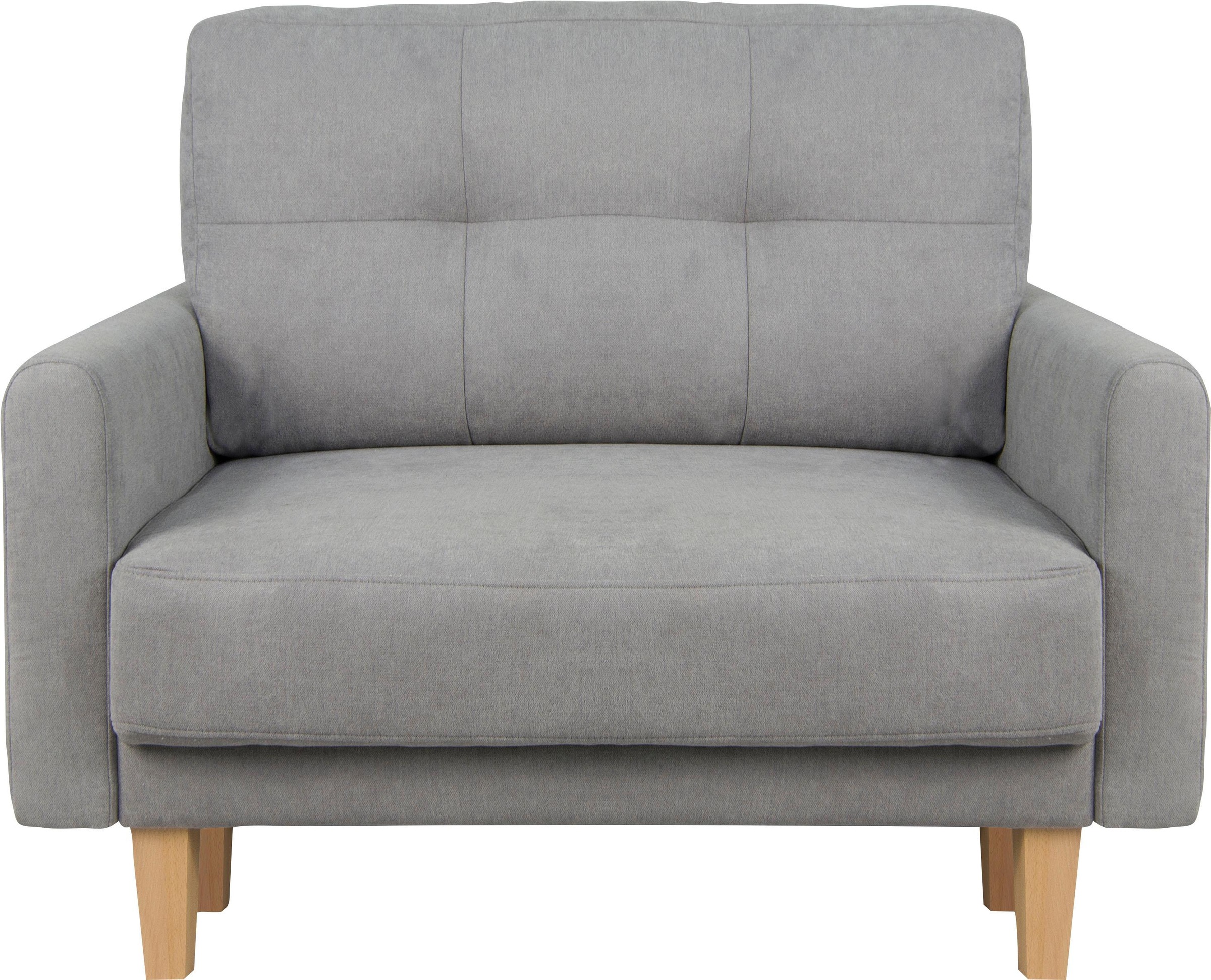 Home affaire Sessel »TRIPLO Relaxsessel mit Wellenunterfederung, Maße B/T/H: 95/100/89 cm«, Polstersessel mit Steppung im Rückenkissen, hohe Qualität
