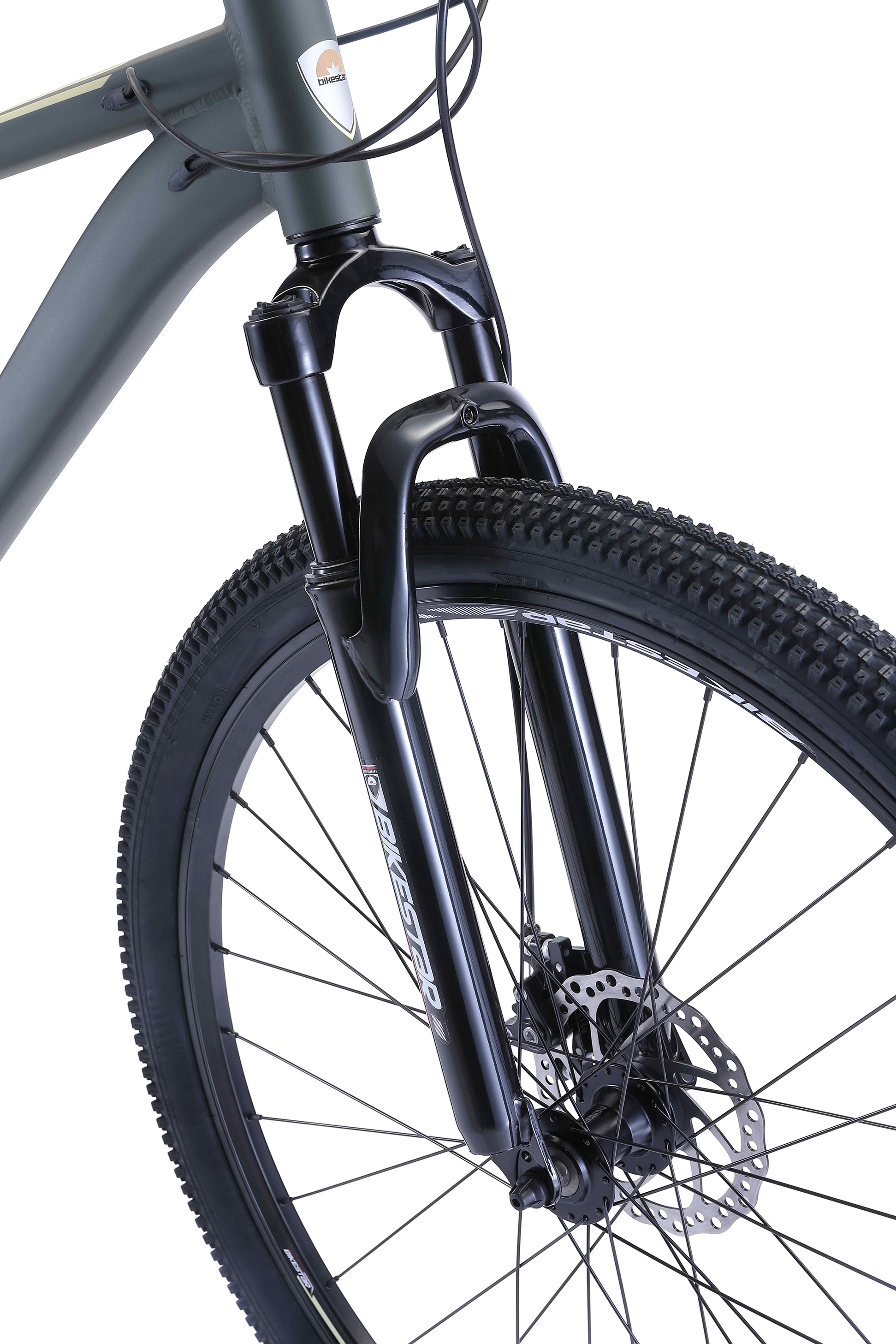 Bikestar Mountainbike, 21 Gang, Shimano, RD-TY300 Schaltwerk, Kettenschaltung, für Damen und Herren, Kettenschaltung
