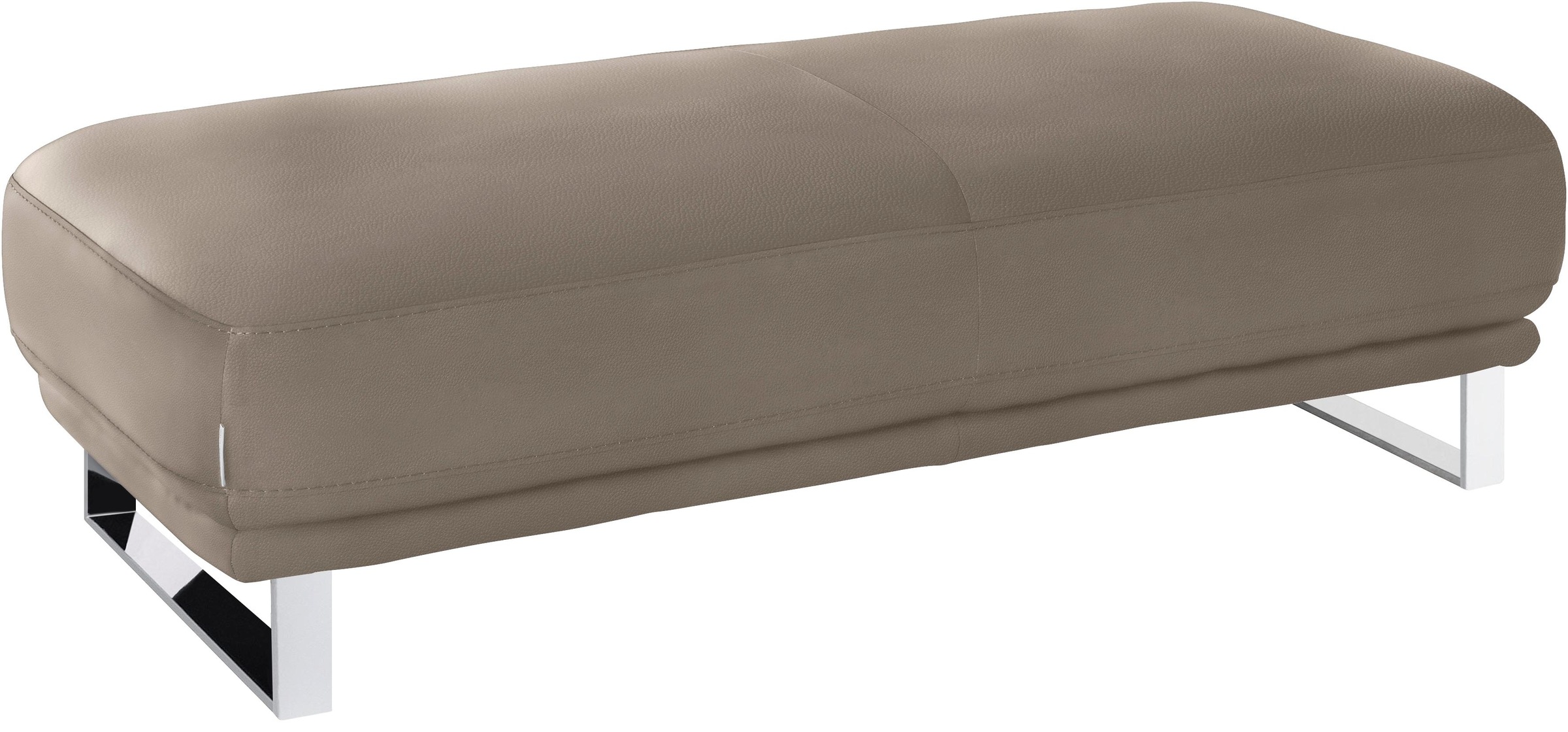 W.SCHILLIG Hocker »montanaa«, mit Metallkufen in Chrom glänzend, Breite 141 cm