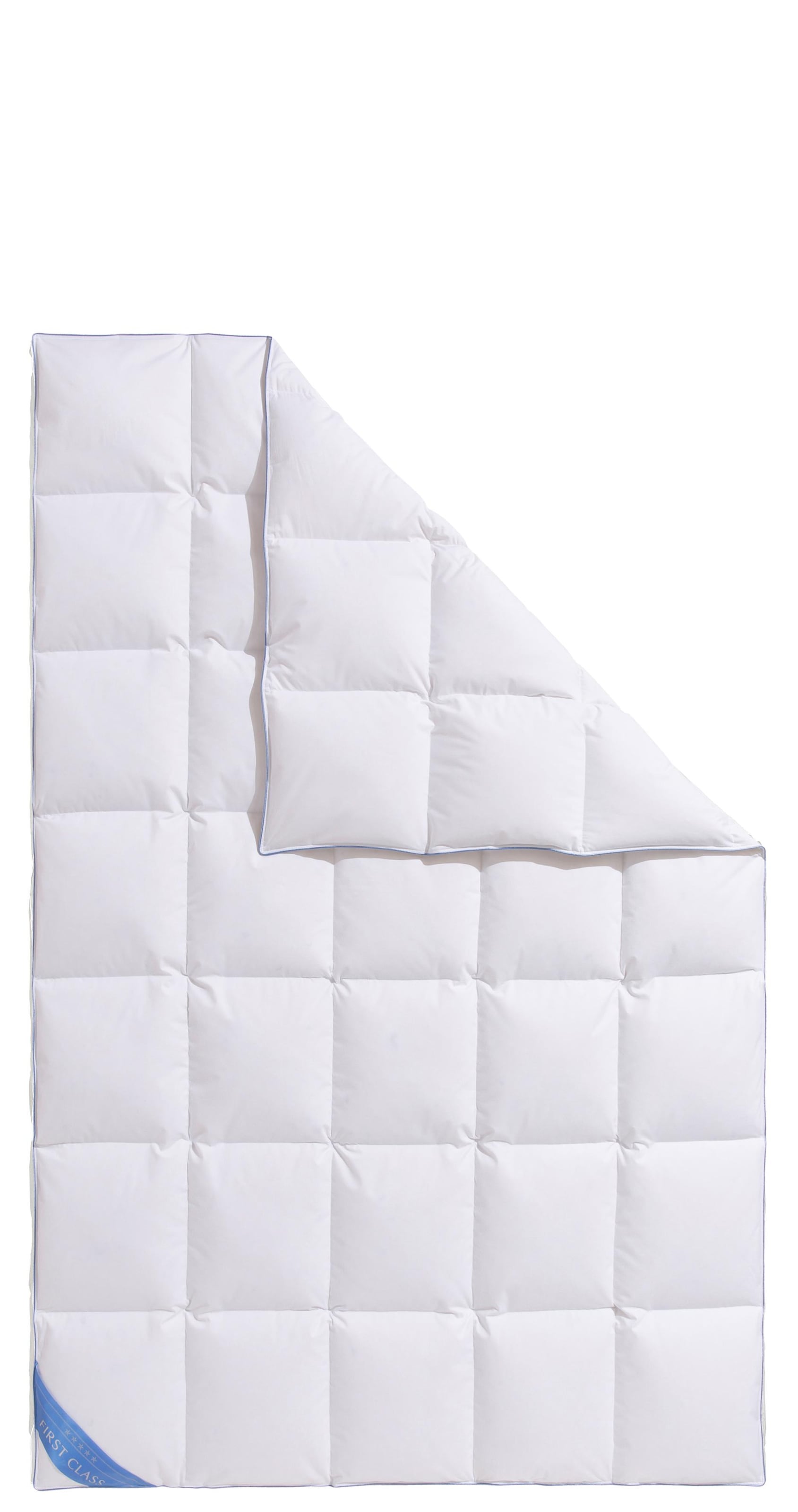 Hanse by RIBECO Daunenbettdecke »Lina«, warm, Füllung 90% Daunen & 10% Federn, Bezug 100% Baumwolle, (1 St.), Hochwertiges Naturprodukt!