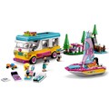 LEGO® Konstruktionsspielsteine »Wohnmobil- und Segelbootausflug (41681), LEGO® Friends«, (487 St.), Made in Europe