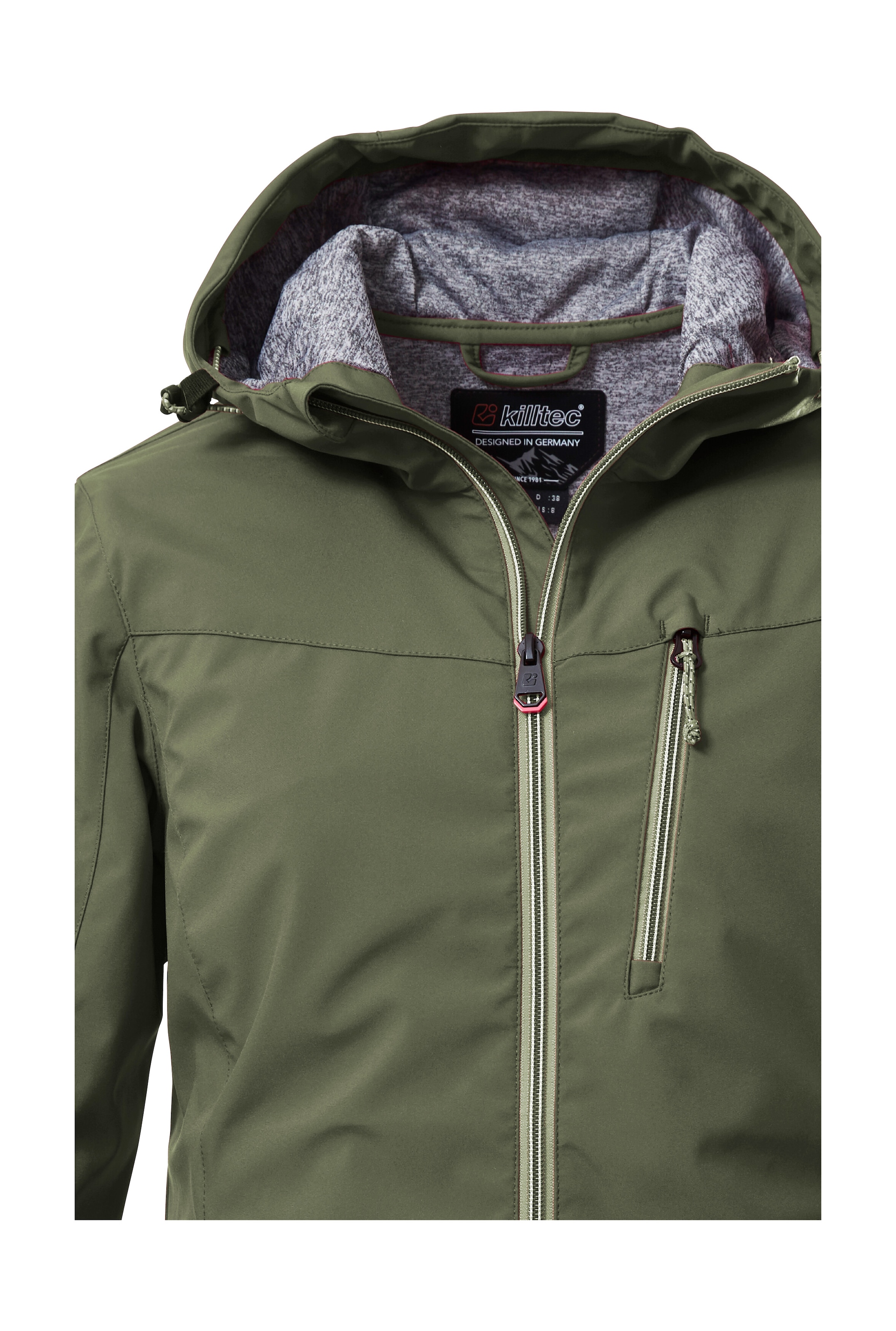 Killtec Softshelljacke »KOS 89 WMN SFTSHLL JCKT«, Damen Softshelljacke: Wind-und wasserdicht, atmungsaktiv, PFAS-frei