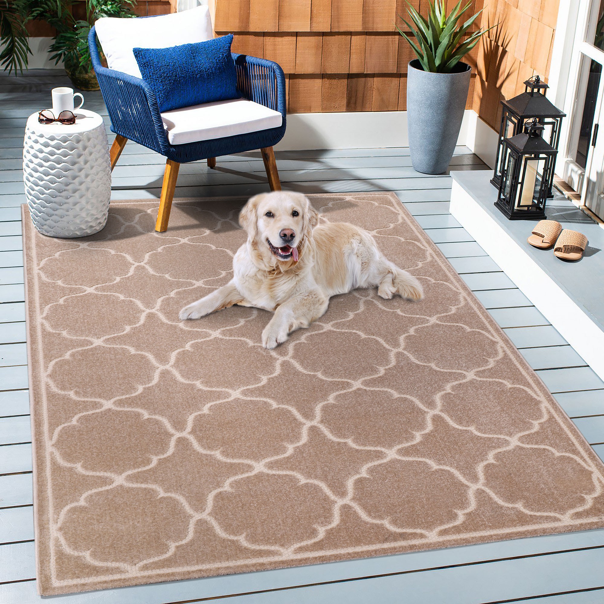 Sanat Teppich "Berlin" rechteckig 6 mm Höhe In -und Outdoor geeignet, robus günstig online kaufen