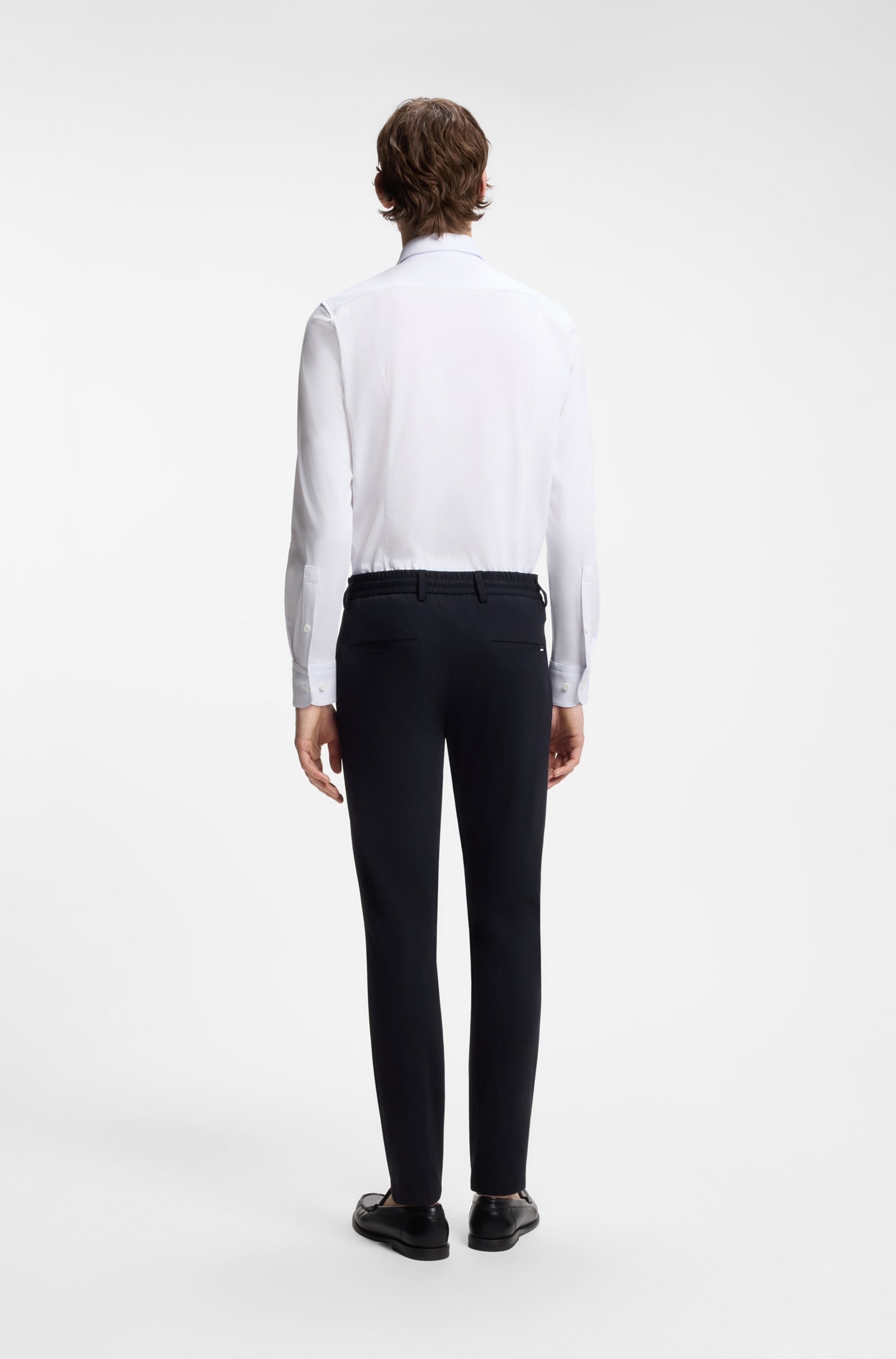 BOSS Businesshemd »HANK« Kentkragen, Slim Fit, Baumwoll-Mix mit Performance-Stretch