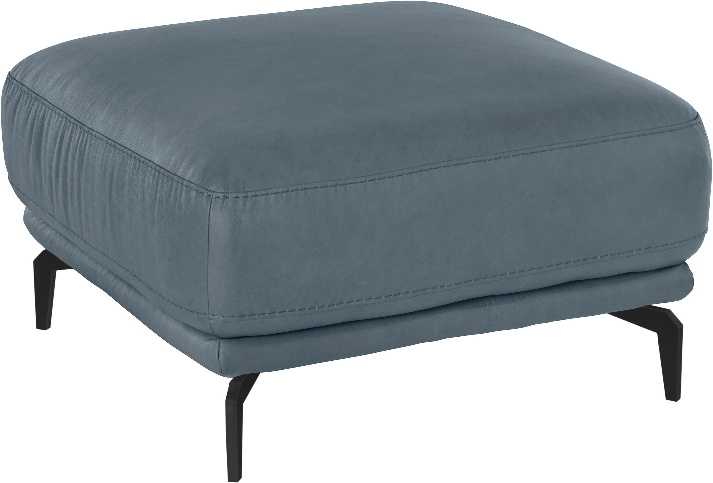 W.SCHILLIG Hocker »montanaa«, mit Metallfüßen in Schwarz pulverbeschichtet, Breite 71 cm