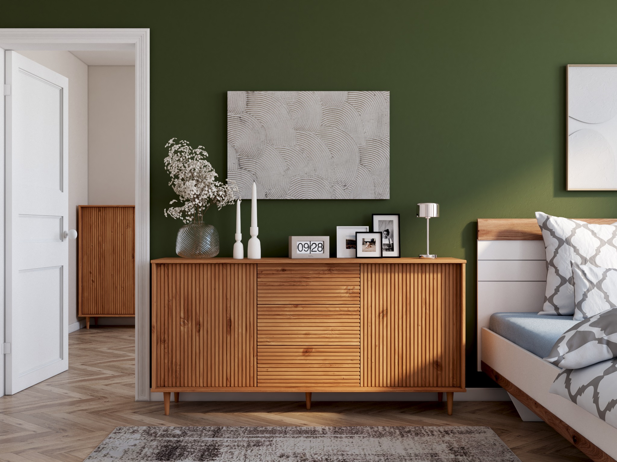 my home Teppich »Salsa« rechteckig 9 mm Höhe mit besonders weichem Flor, Kurzflor, im Vintage-Look, dichte Qualität