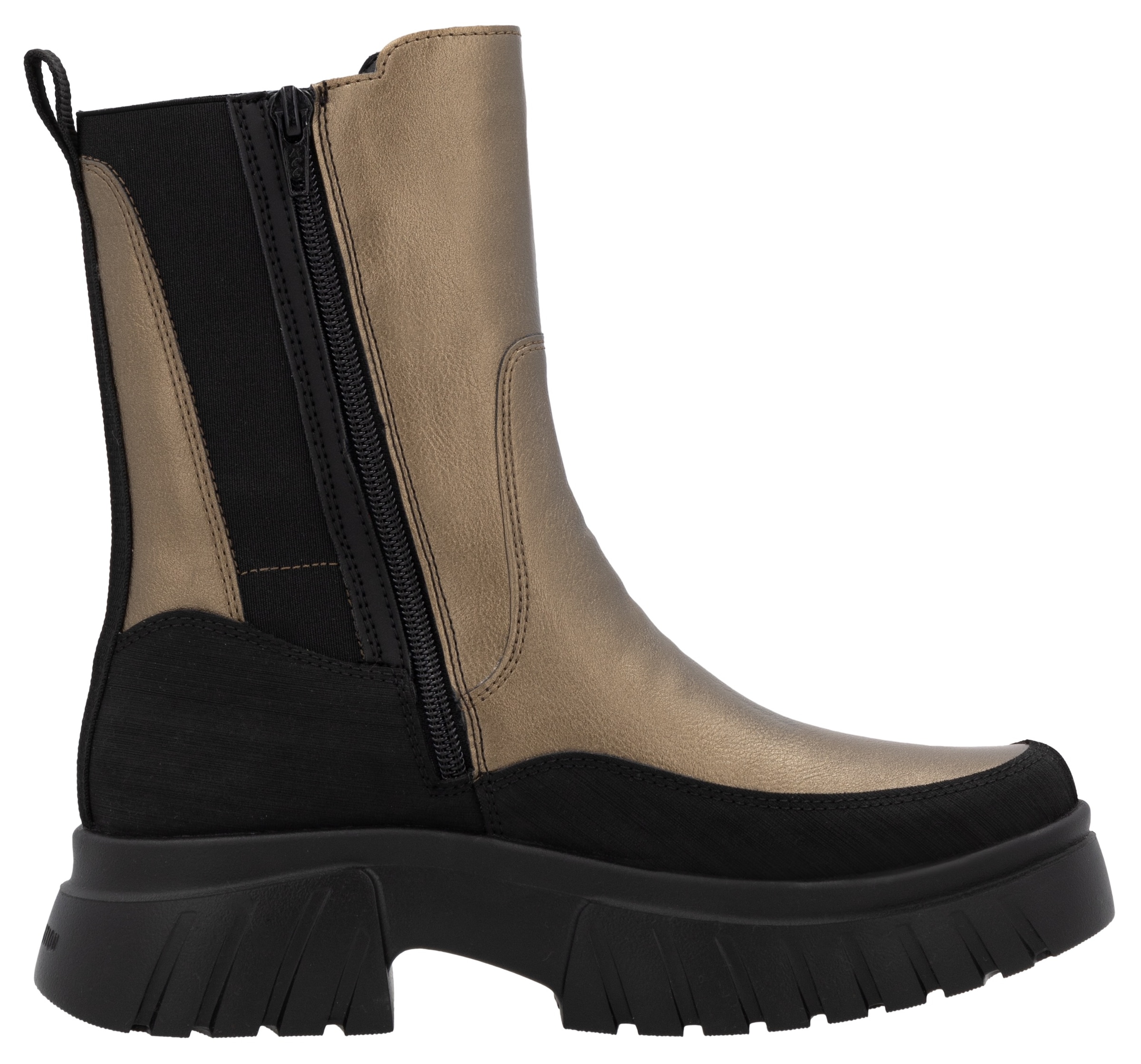 Rieker EVOLUTION Chelseaboots, Schlupfboots, Stiefelette mit praktischem Innenreißverschluss