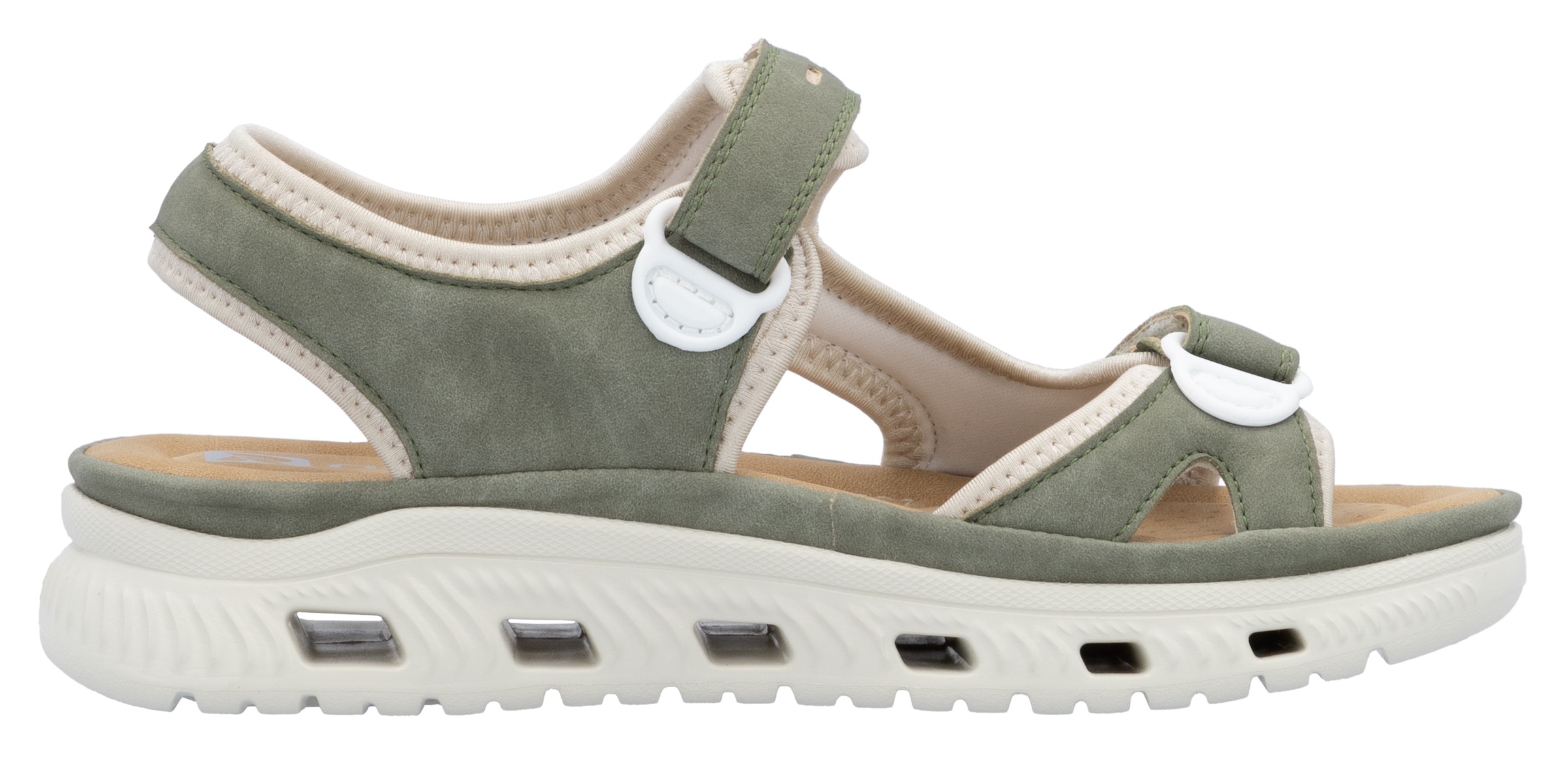 RIEKER Sport Sandale »Outdoorsandale«  , Sommerschuh, Sandalette, Plateauabsatz, mit Klettverschlüssen