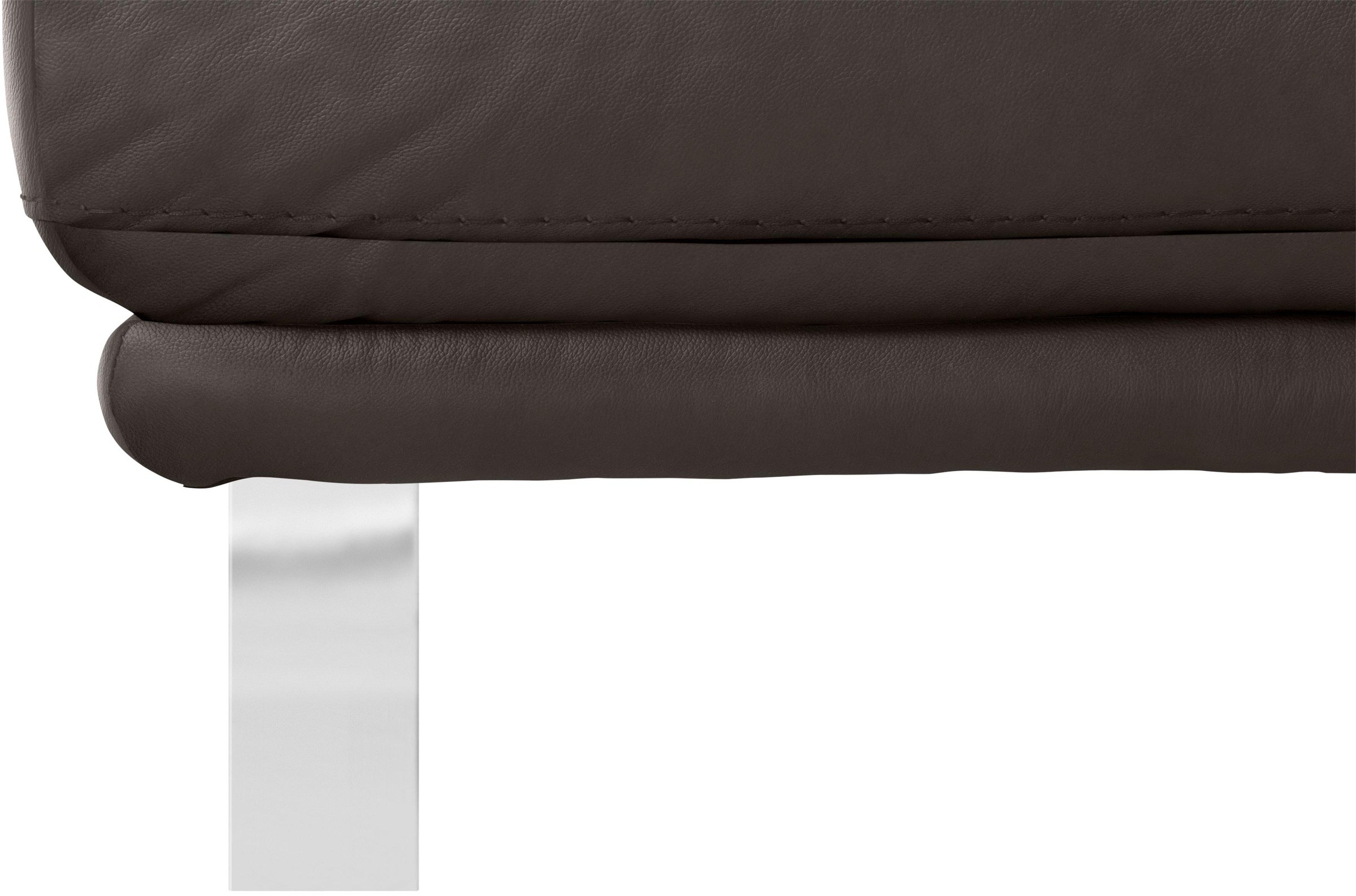 W.SCHILLIG Hocker »montanaa«, mit Metallkufen in Chrom glänzend, Breite 71 cm