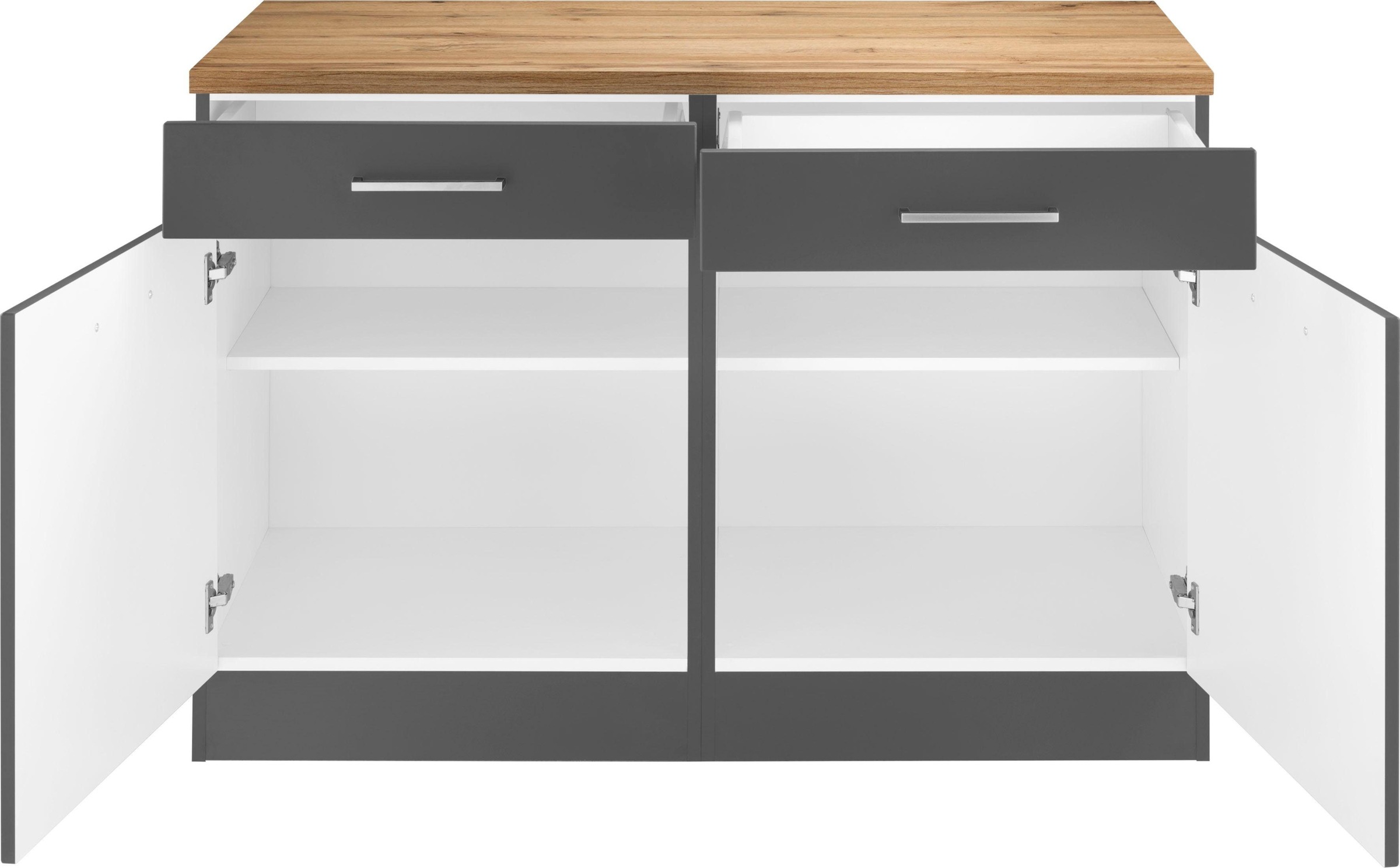 KOCHSTATION Unterschrank »KS-Kehl« Breite 120 cm