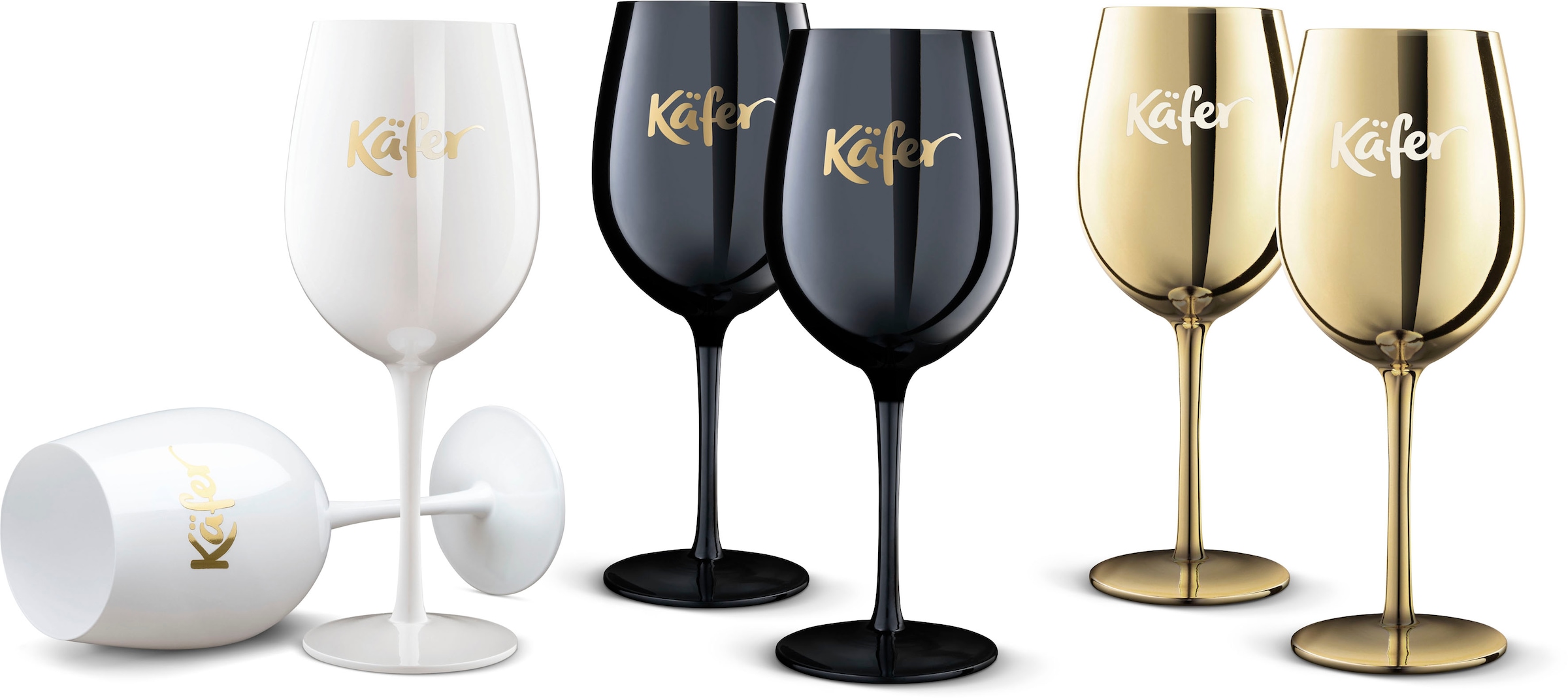 Käfer Cocktailglas »mundgeblasene Kelche im 2er Set«, (Set, 2 tlg., 2 Gläse günstig online kaufen