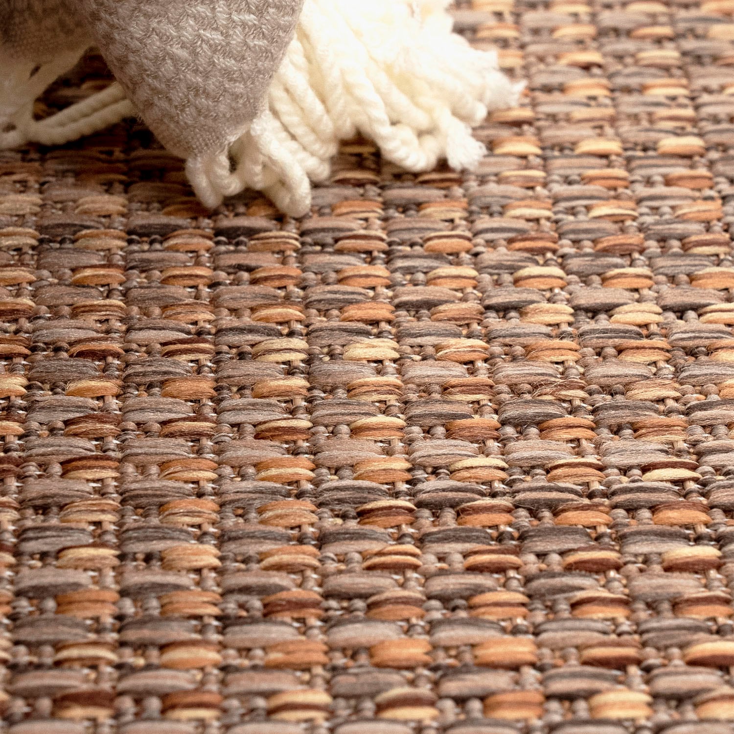 Flachgewebe, In- meliert, und geeignet, online Home Teppich »Napoli rechteckig, 777«, Outdoor Wohnzimmer kaufen Paco