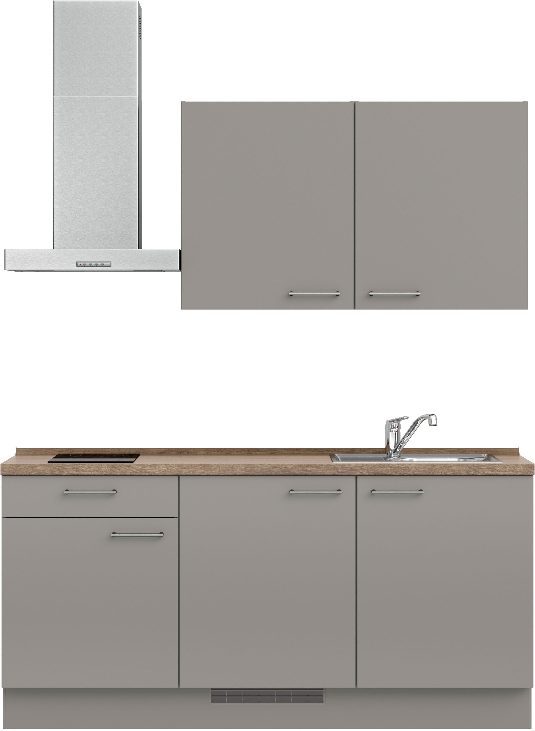 nobilia® Küchenzeile »"Laser I",Ausrichtung wählbar, Breite 180 cm« vormont günstig online kaufen