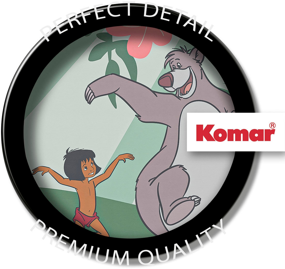 Komar Fototapete »Digitaldruck Vlies - Jungle Book Just Kidding - Größe 300 x 250 cm«, bedruckt, Kinderzimmer