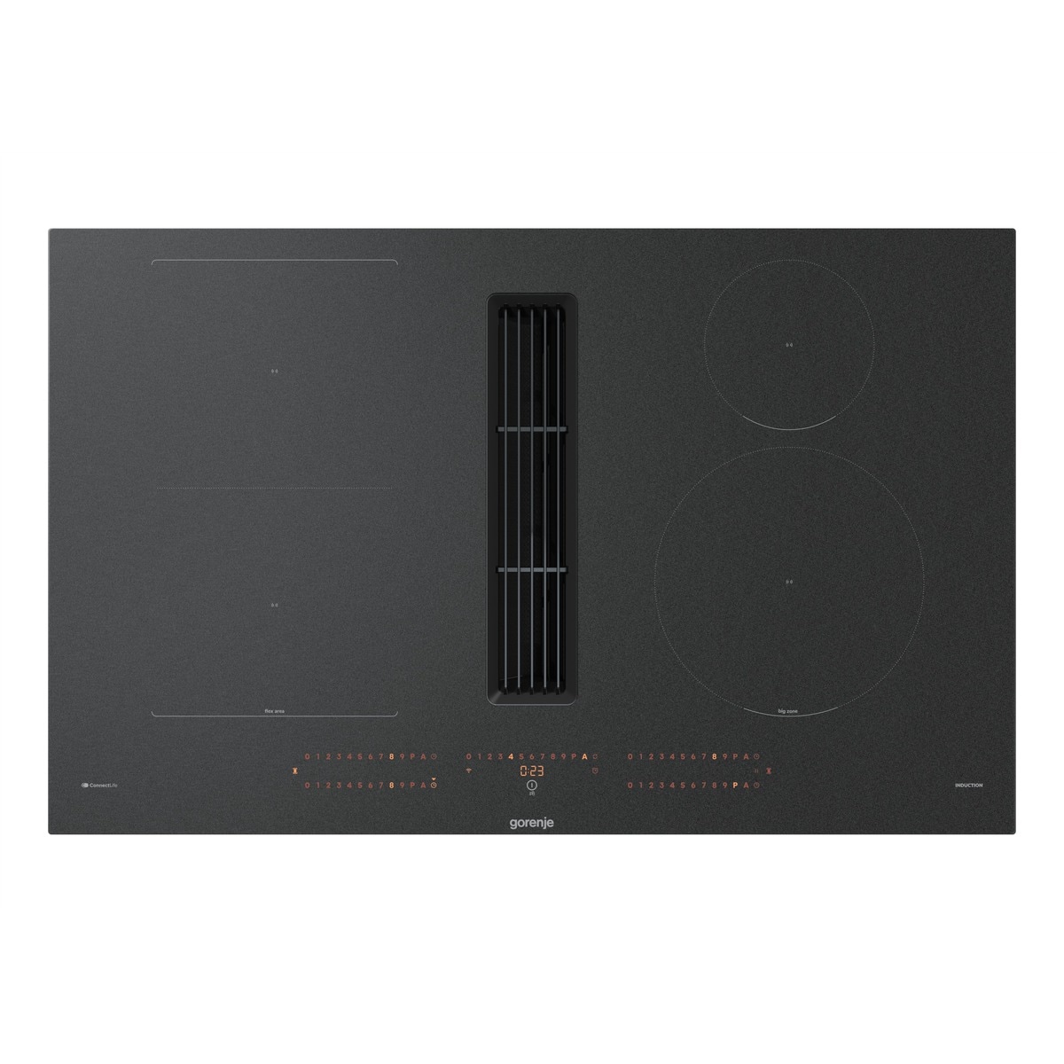 GORENJE Kochfeld mit Dunstabzug »GEH8433BSRWF« InfiniteMatt - kratzresistente, matte Kochfeldoberfläche
