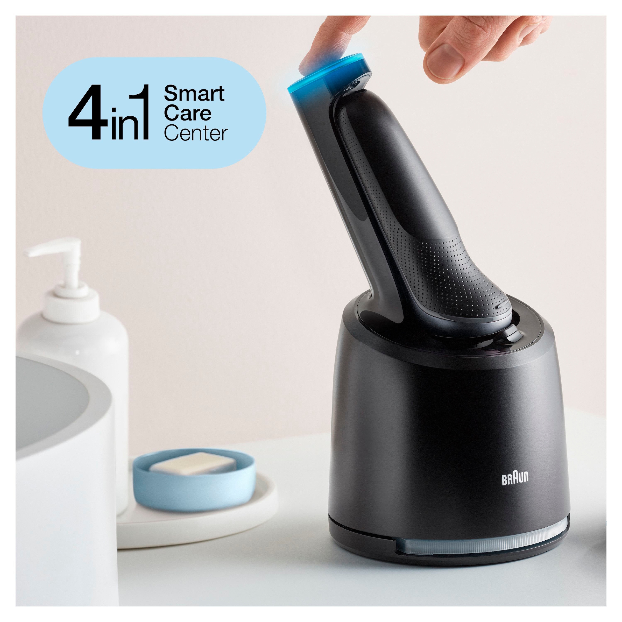 Braun Elektrorasierer »Series 6 61-N7650cc«, Smart Care Center, 2 St. Aufsätze, Wet&Dry, SmartCare Center