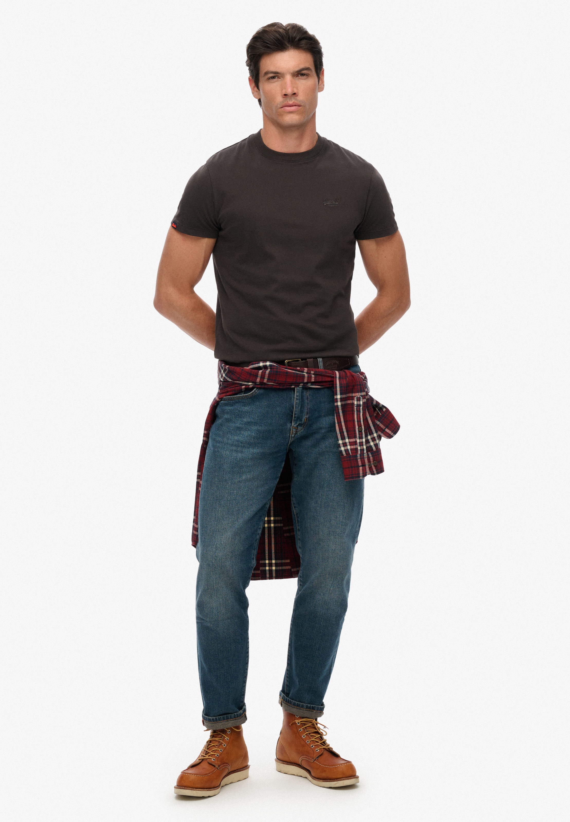 Superdry Rundhalsshirt »ESSENTIAL LOGO EMB TEE«