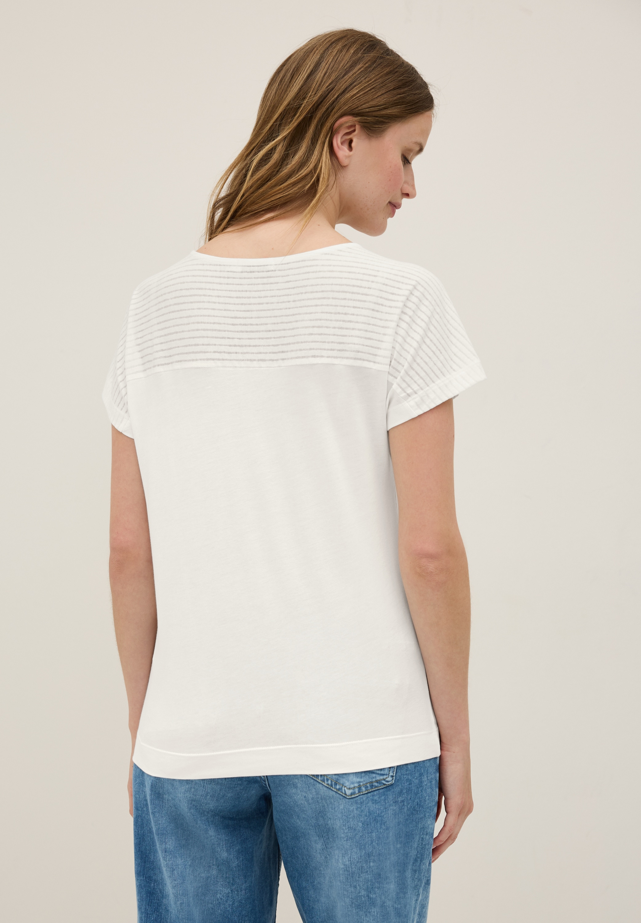 Cecil T-Shirt, in Ausbrenner-Optik
