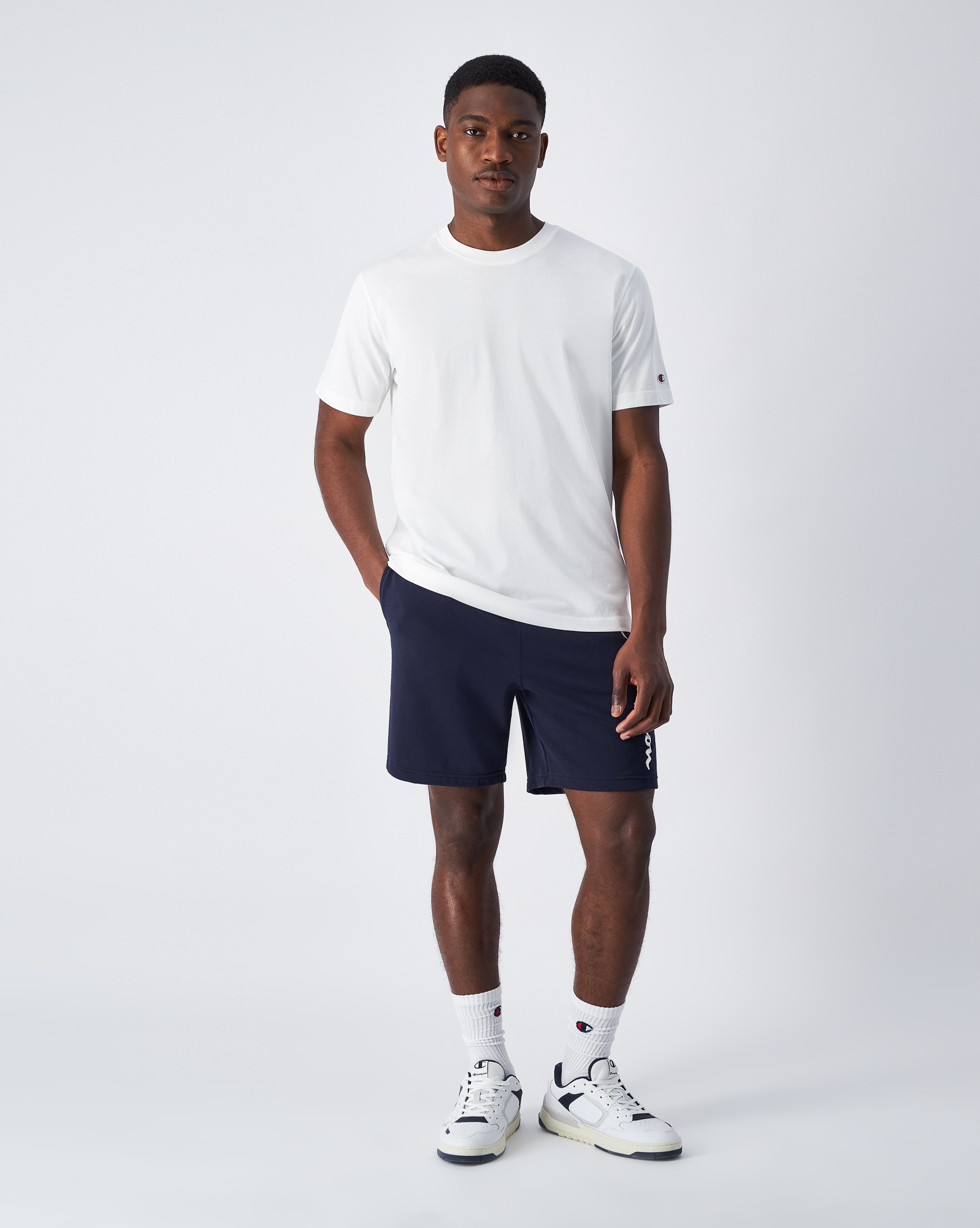 Champion T-Shirt, (Packung, 2 tlg.), Basic Shirt, Doppelpack